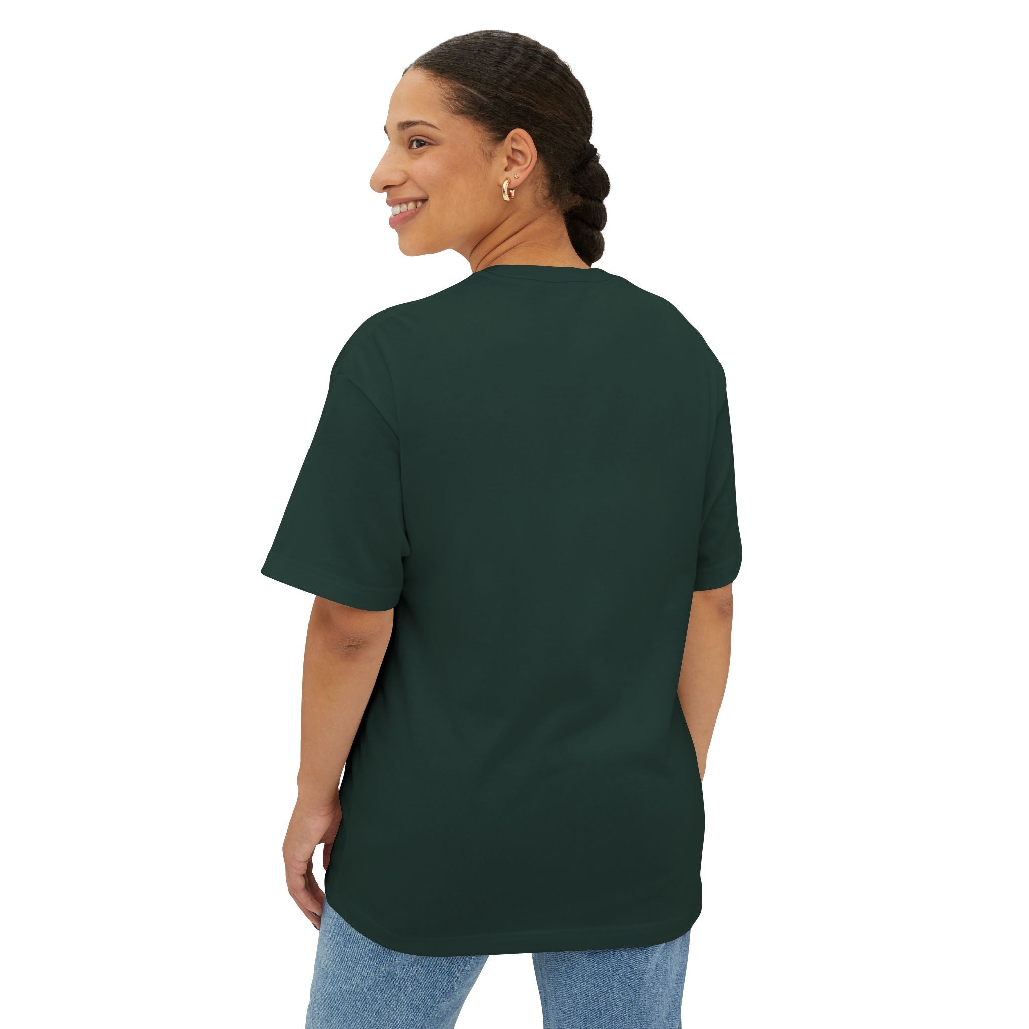 Retro Bigfoot Woods Mode Unisex Oversized Tee