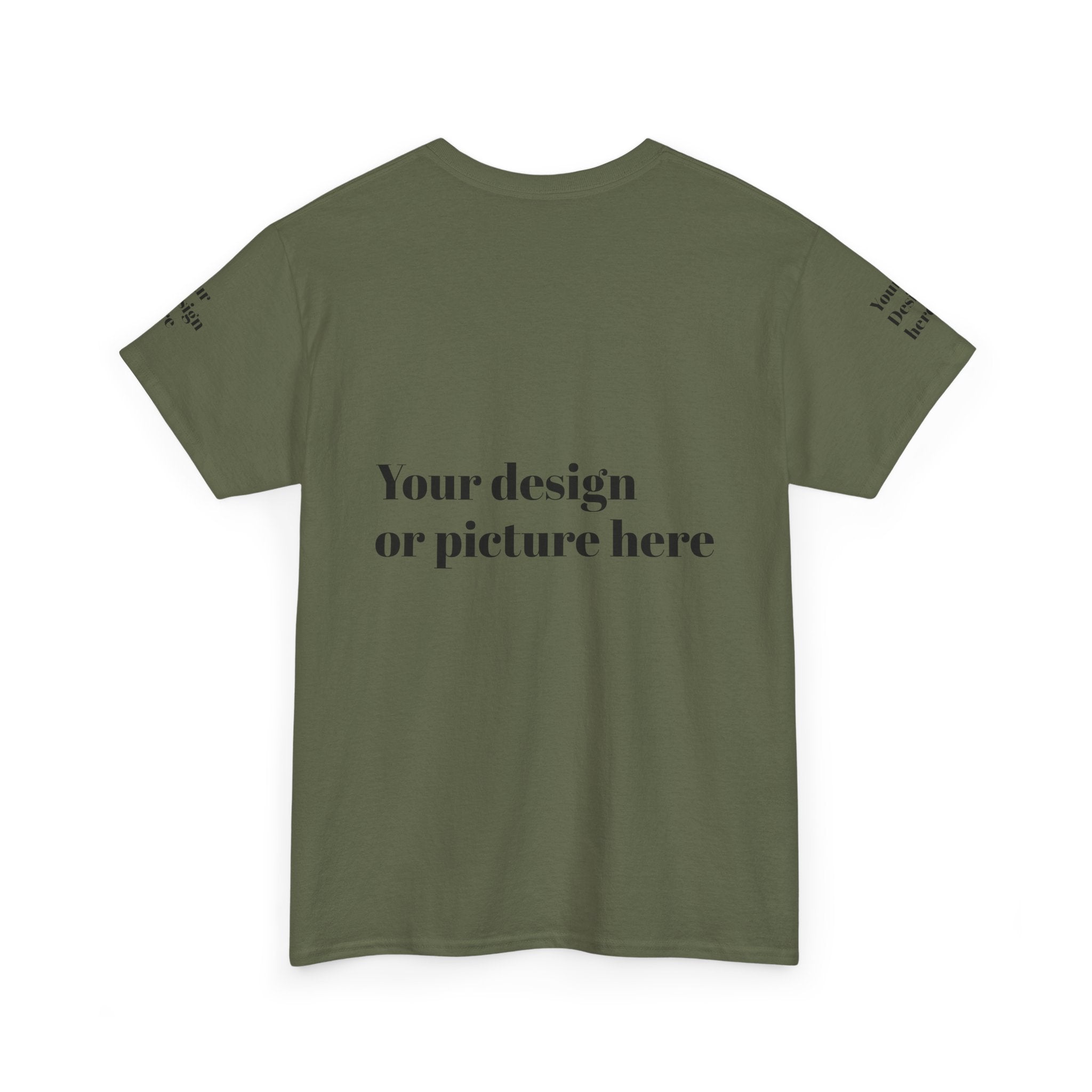 Customizable Unisex Heavy Cotton Tee – Ideal for Events, Gifts, and Everyday Wear