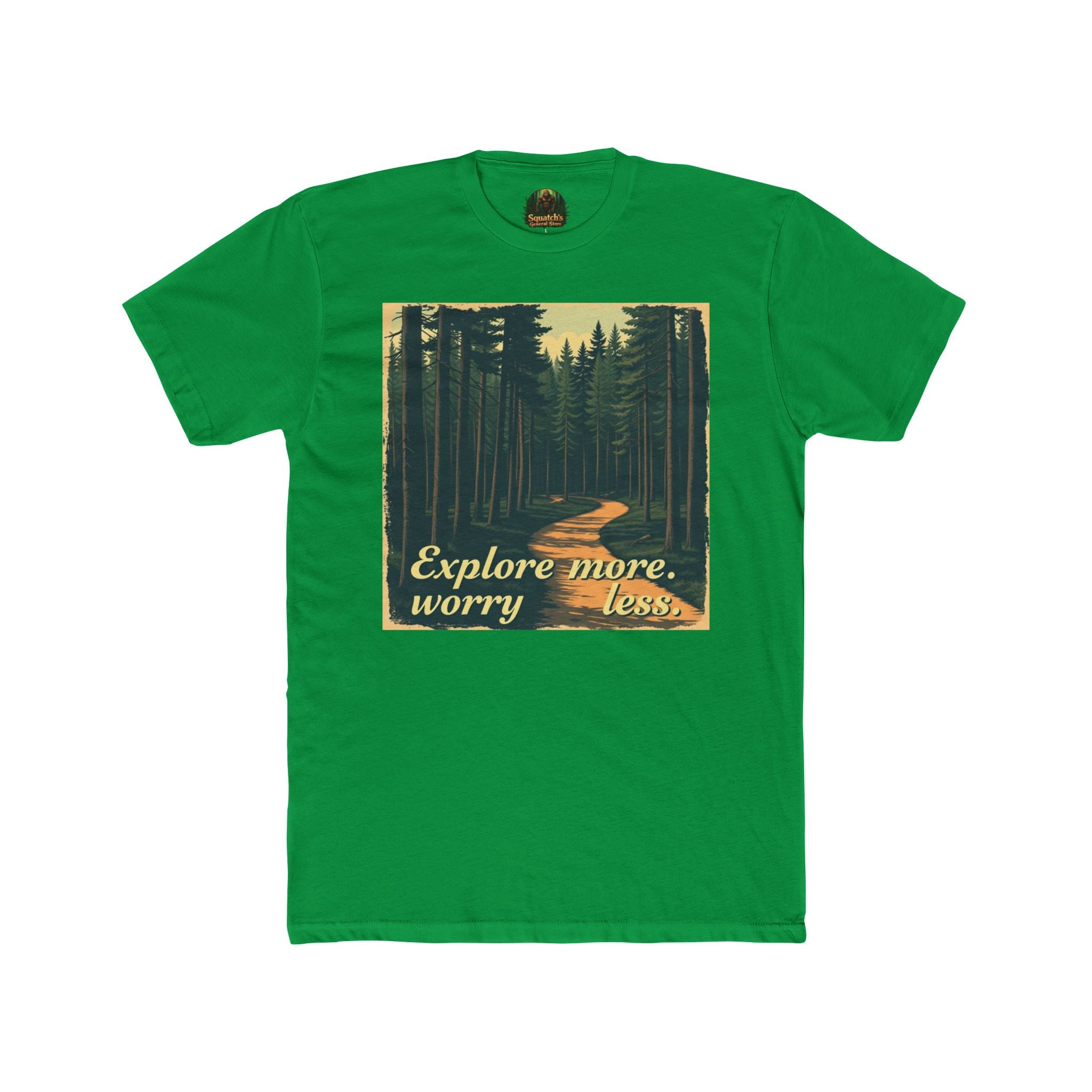 Explore More Worry Less Unisex Cotton Crew Tee