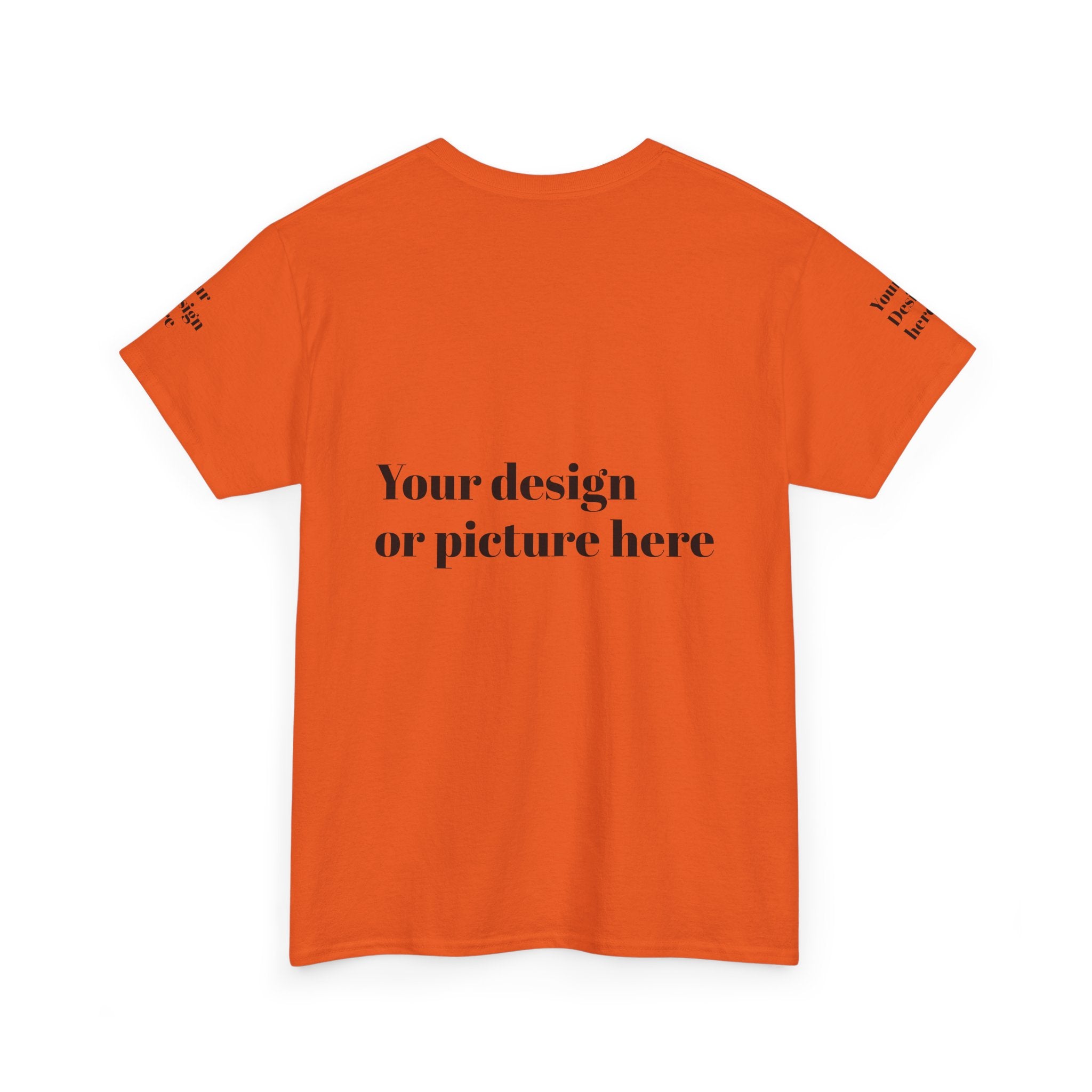 Customizable Unisex Heavy Cotton Tee – Ideal for Events, Gifts, and Everyday Wear