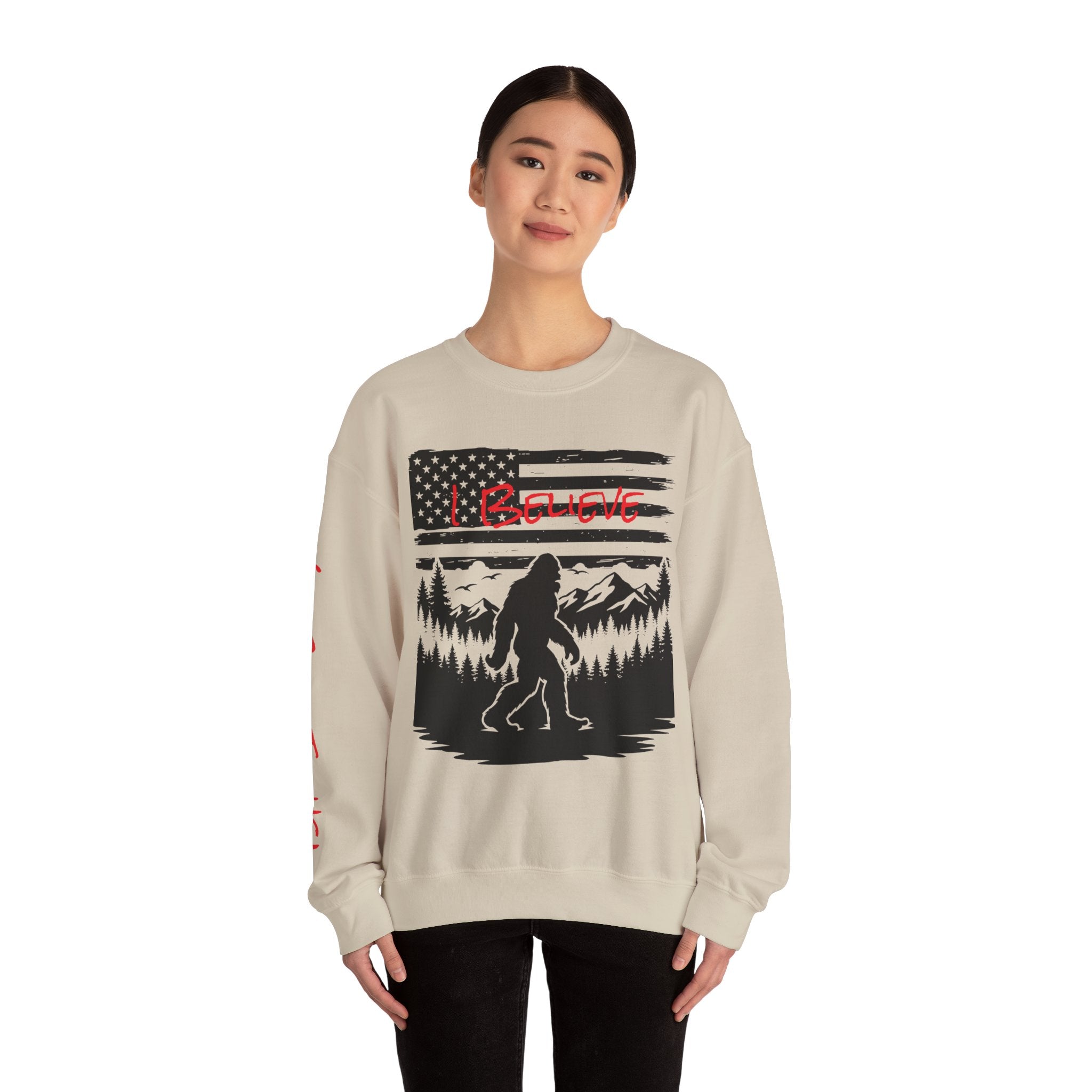 Bigfoot Believer Unisex Crewneck Sweatshirt