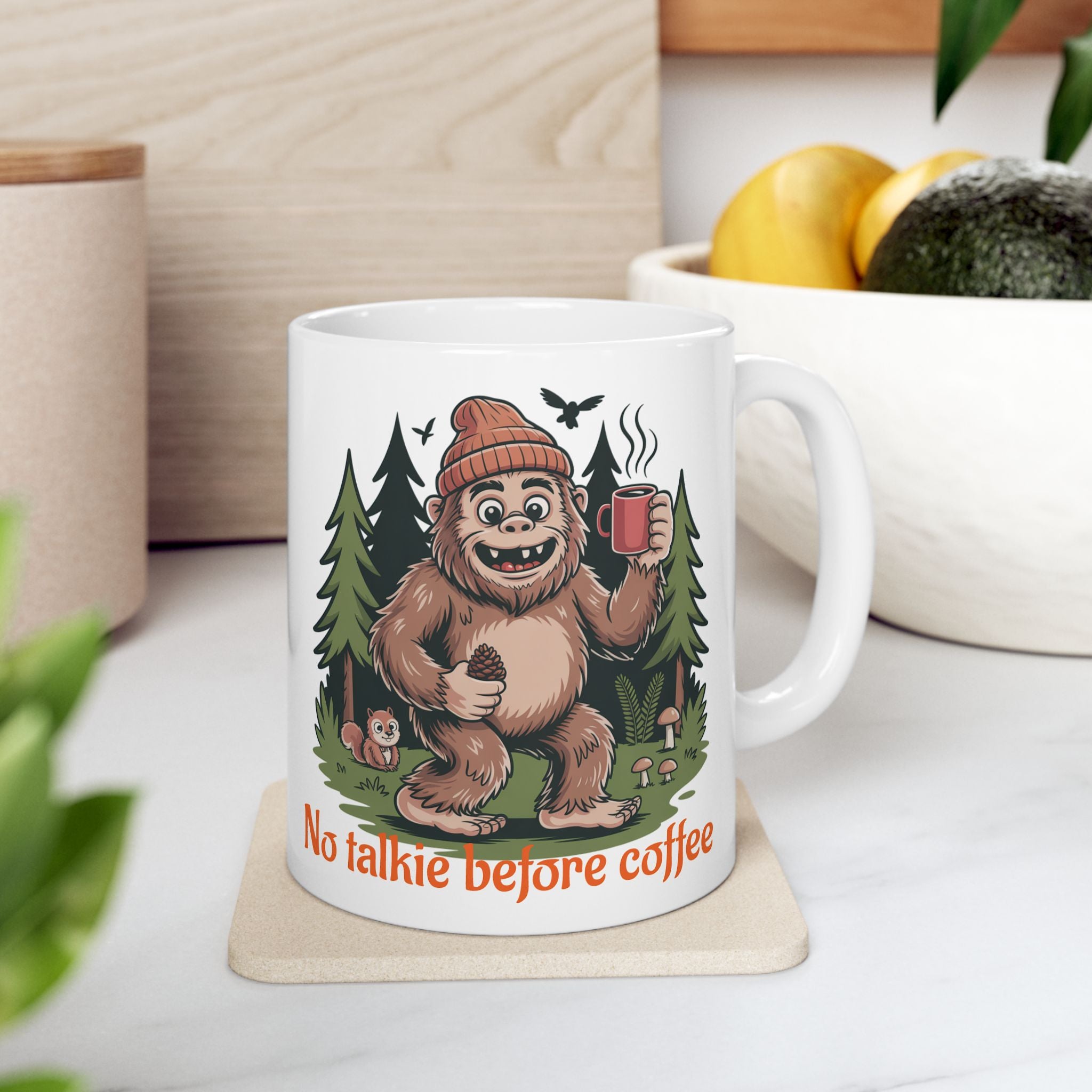 Funny Camping Mug - ‘No Talking Before Coffee’ 11oz & 15oz