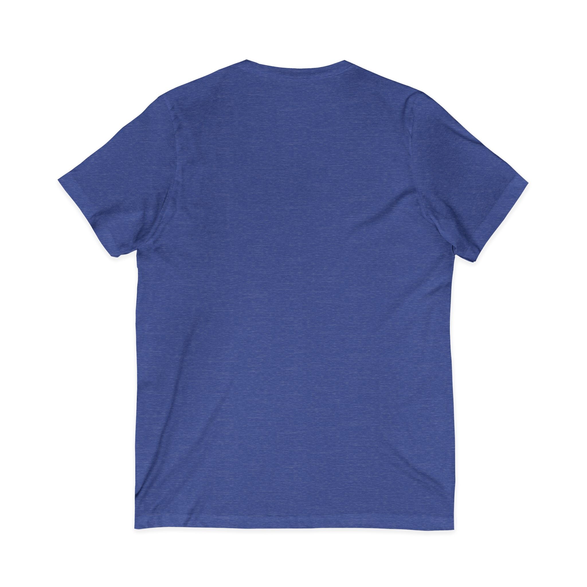 Cat Lover's V-Neck Tee with Playful Design
