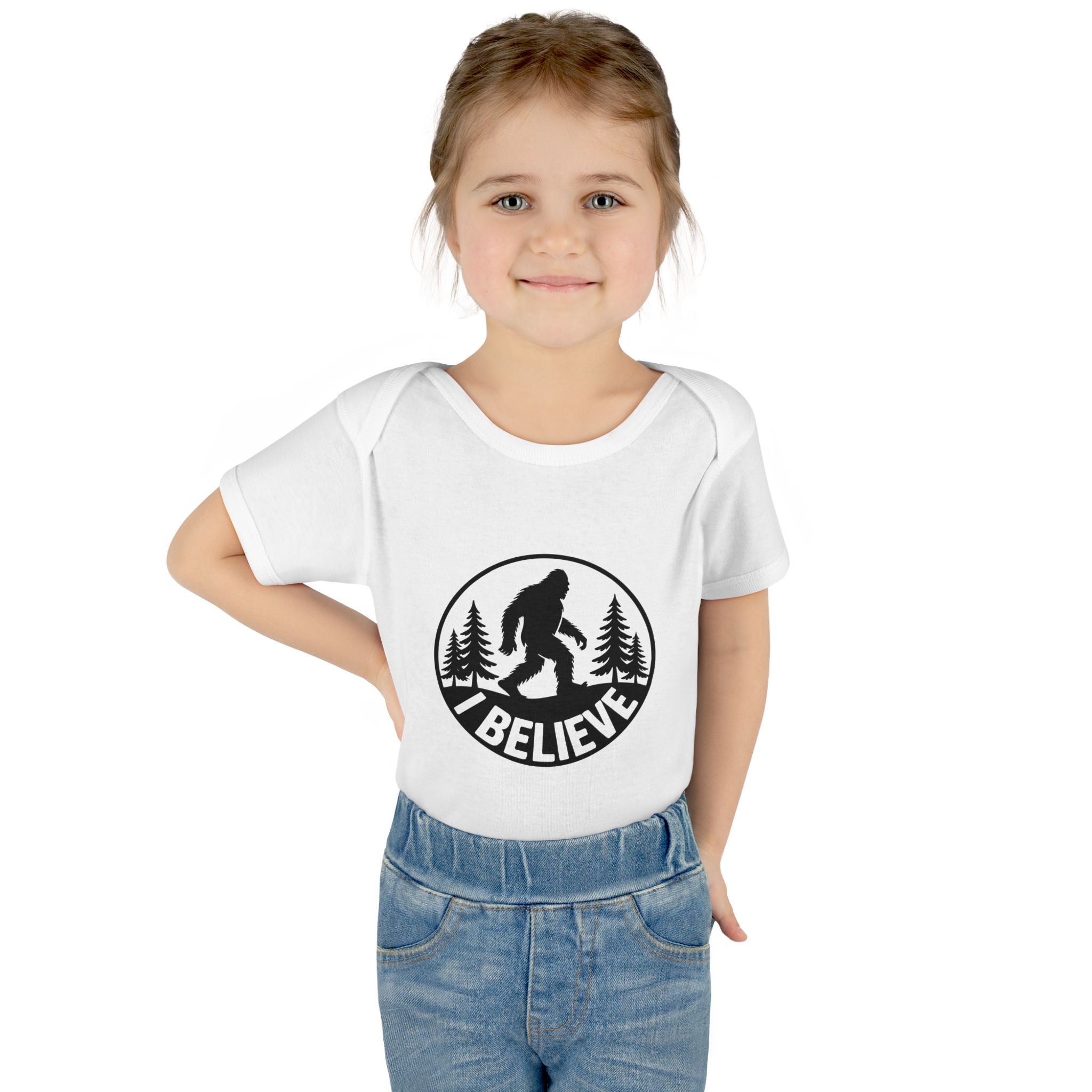 I Believe in Bigfoot Infant Bodysuit