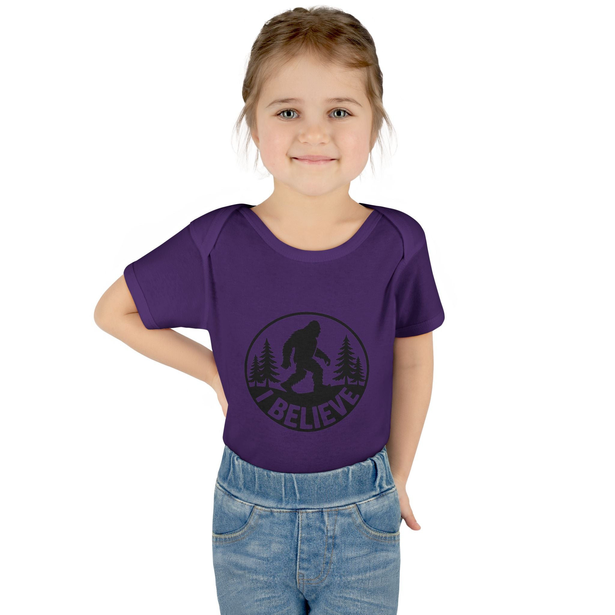 I Believe in Bigfoot Infant Bodysuit