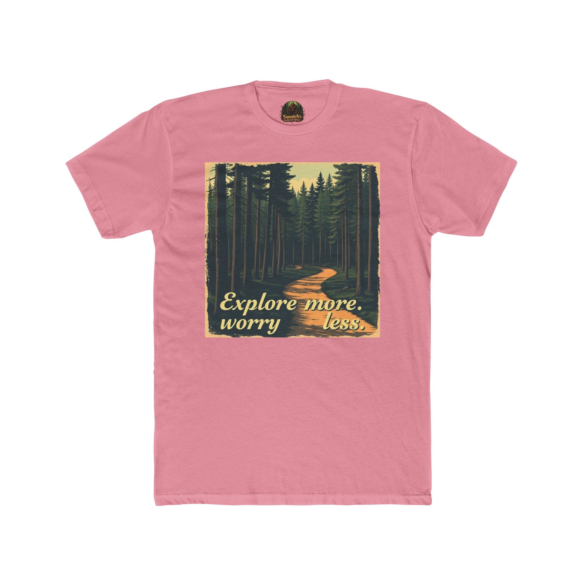 Explore More Worry Less Unisex Cotton Crew Tee