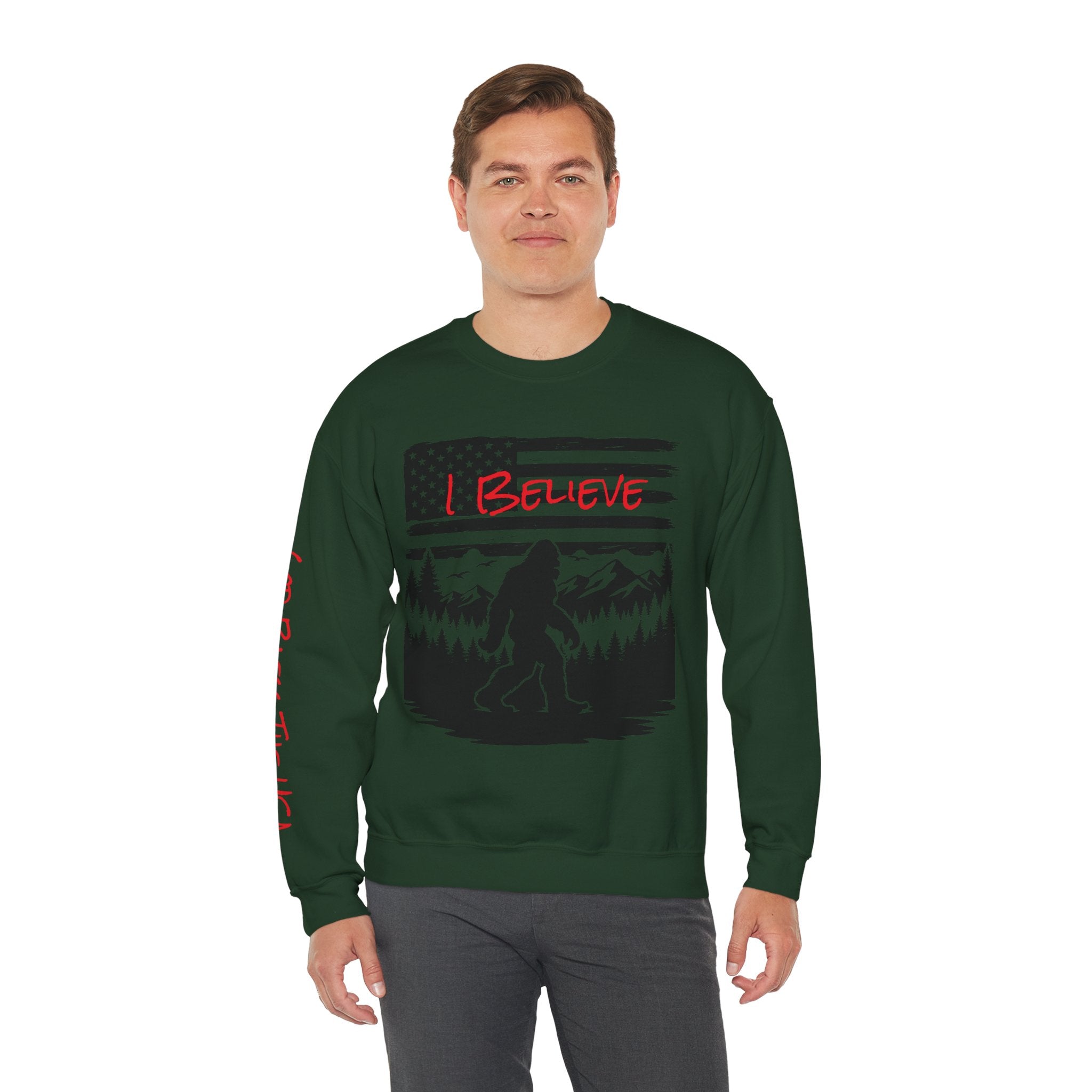 Bigfoot Believer Unisex Crewneck Sweatshirt