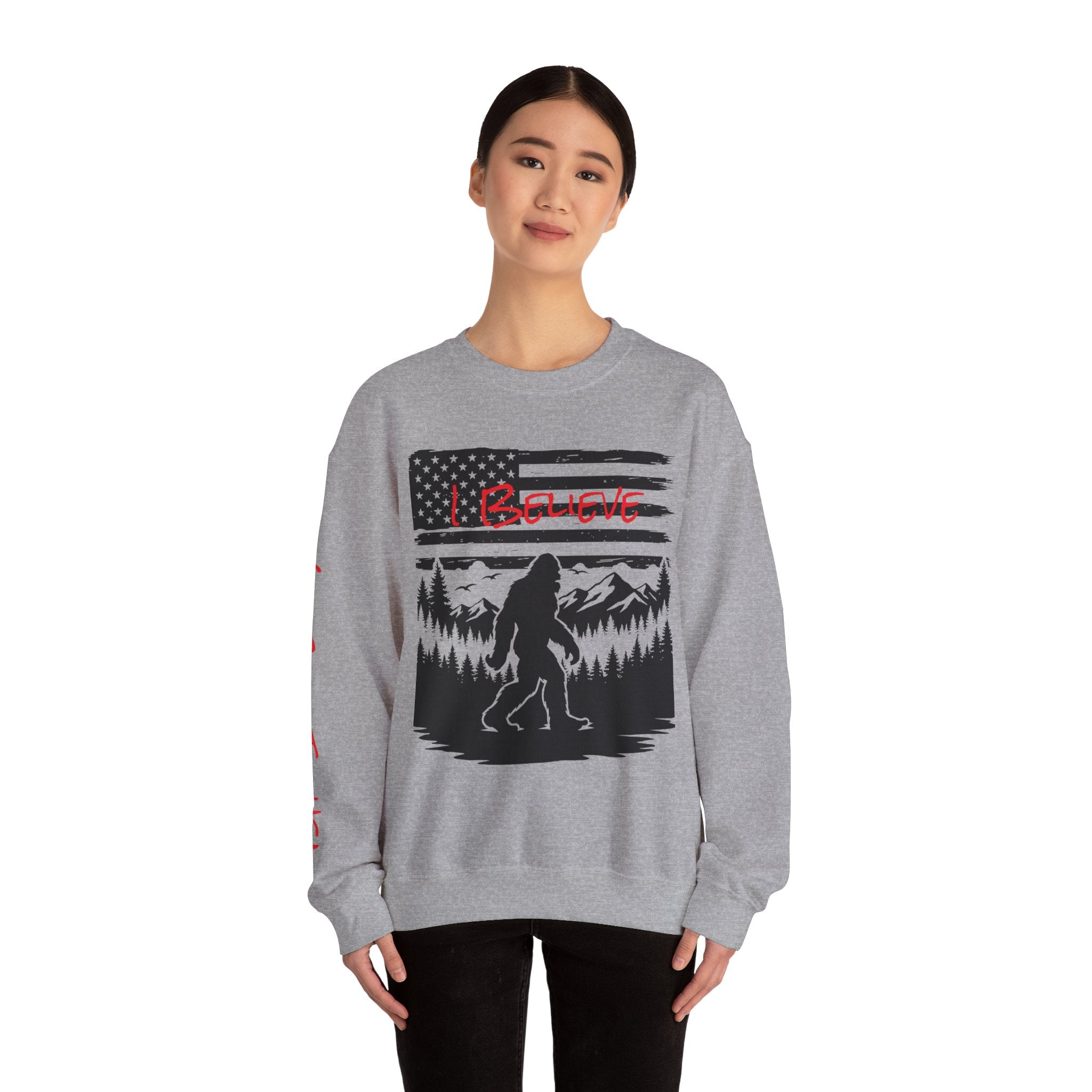 Bigfoot Believer Unisex Crewneck Sweatshirt