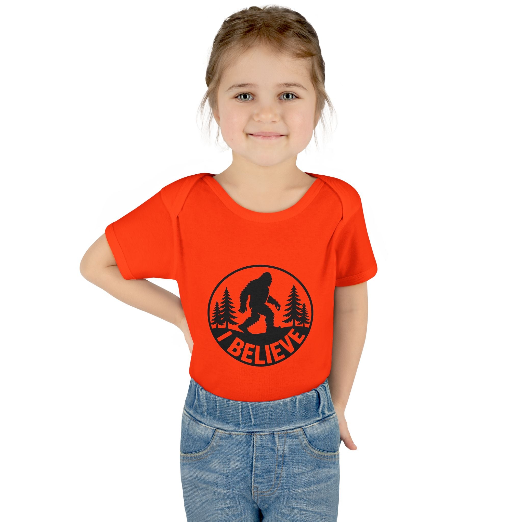 I Believe in Bigfoot Infant Bodysuit