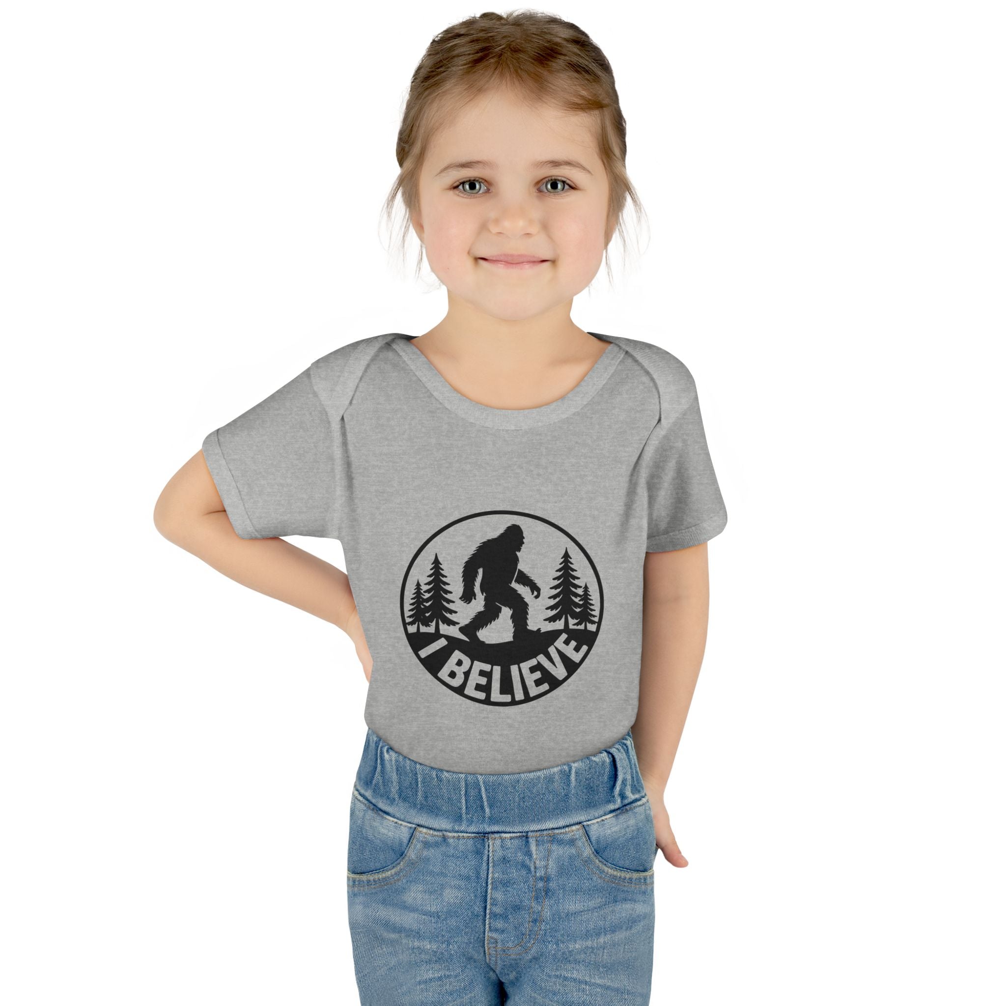 I Believe in Bigfoot Infant Bodysuit