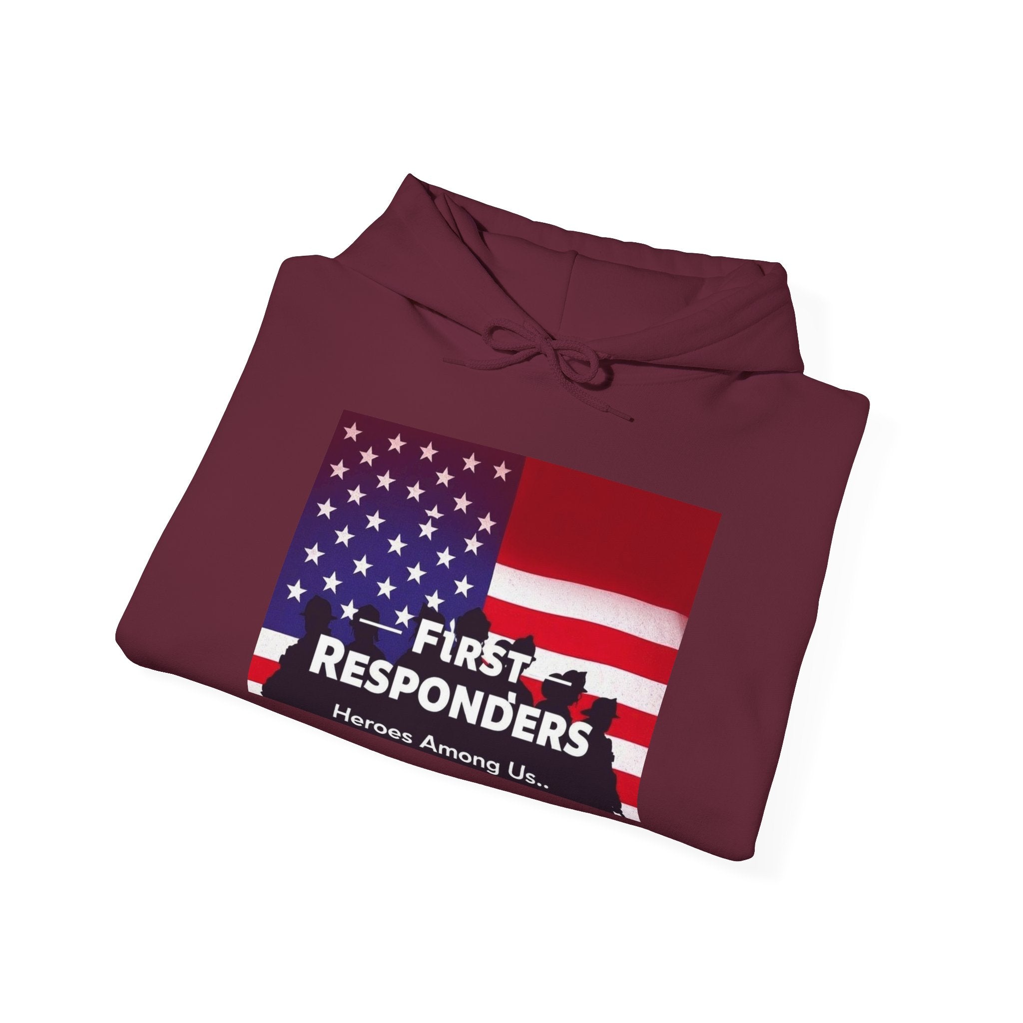 First Responders Unisex Hoodie - Honor, Support & Unite