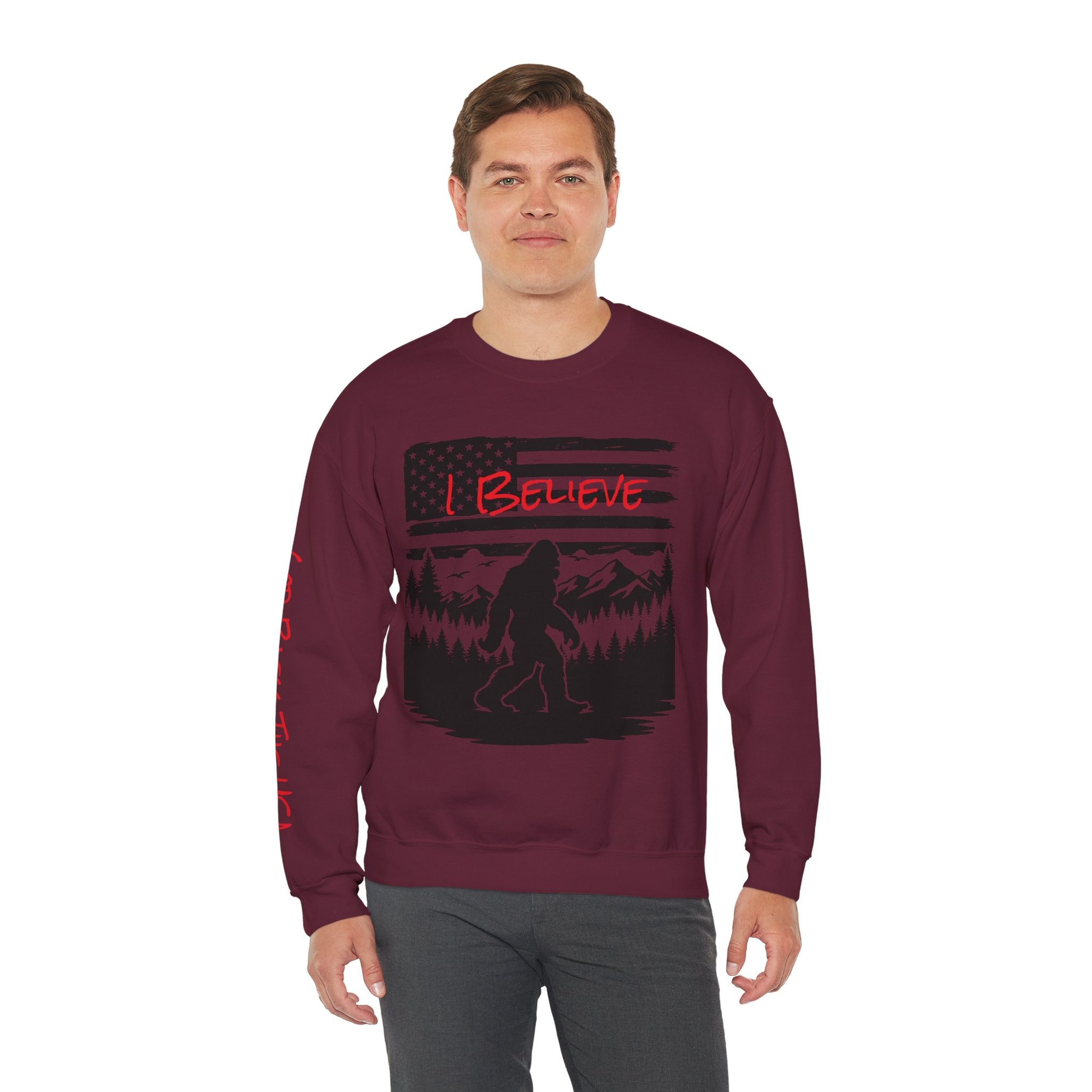Bigfoot Believer Unisex Crewneck Sweatshirt