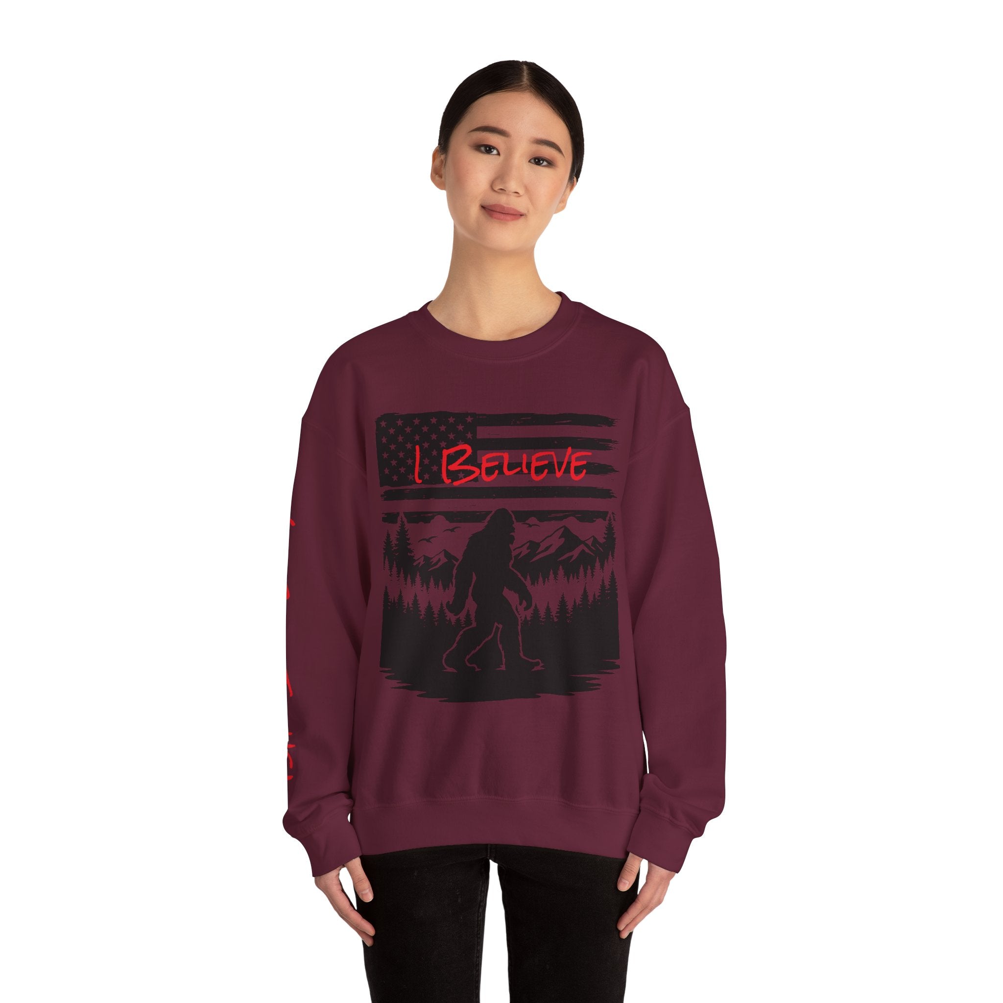 Bigfoot Believer Unisex Crewneck Sweatshirt