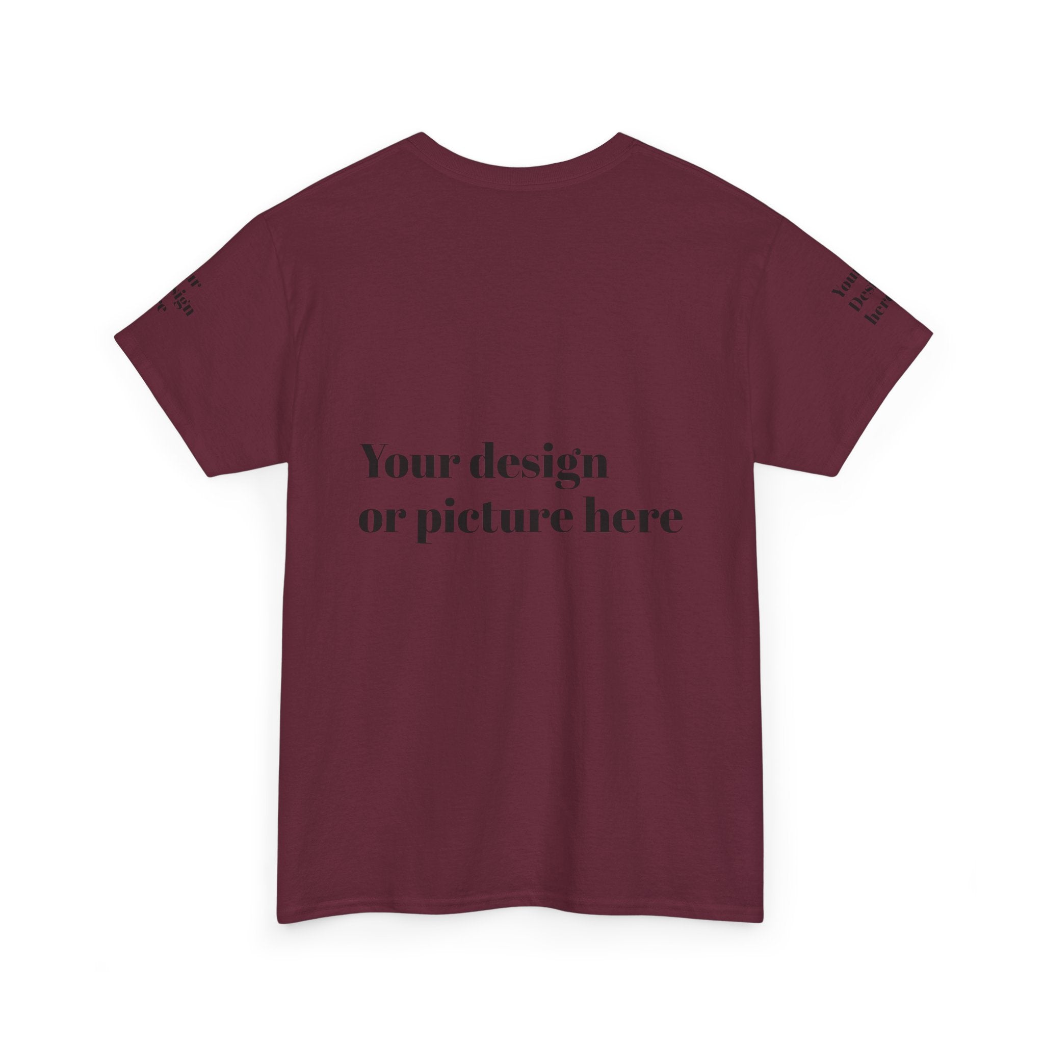 Customizable Unisex Heavy Cotton Tee – Ideal for Events, Gifts, and Everyday Wear