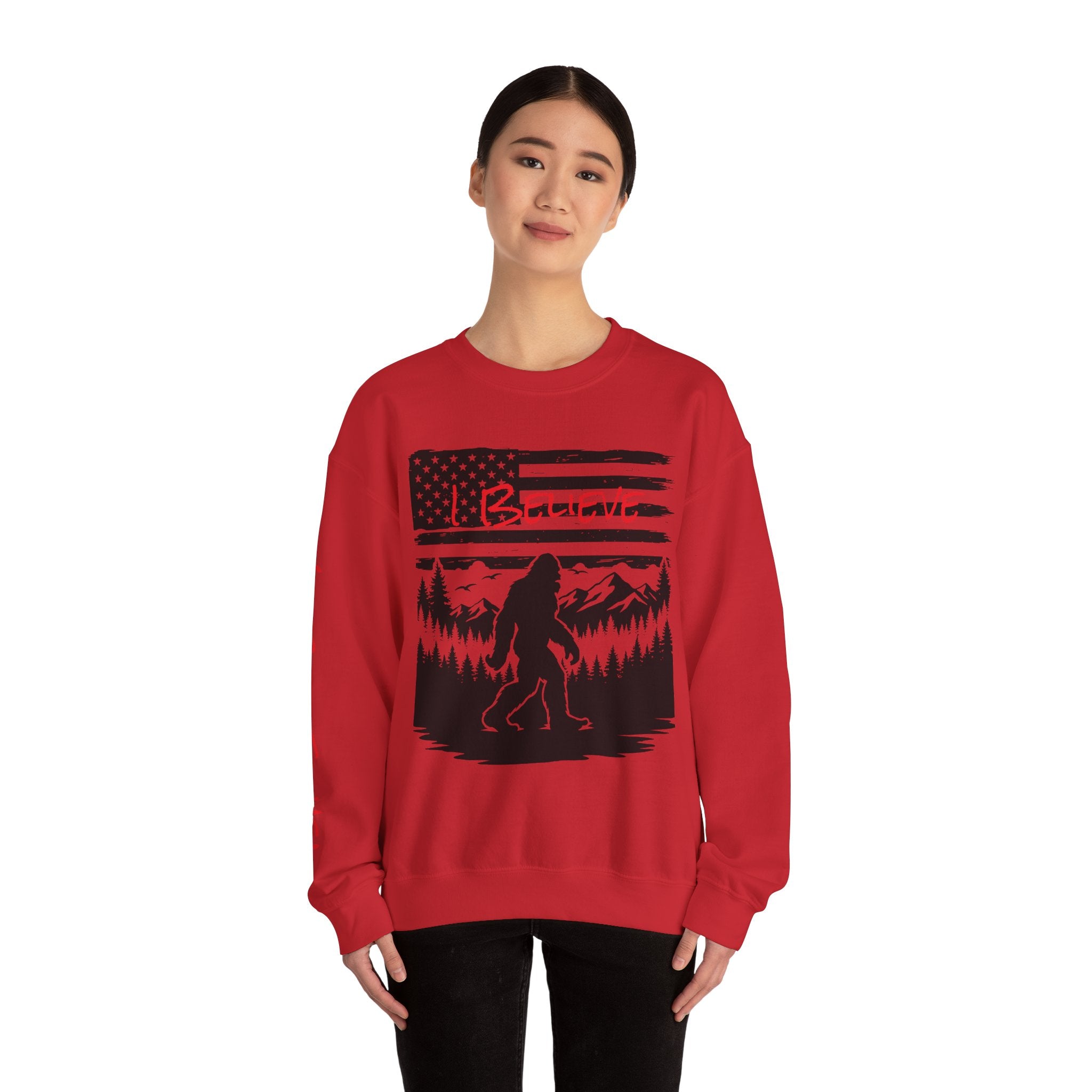 Bigfoot Believer Unisex Crewneck Sweatshirt