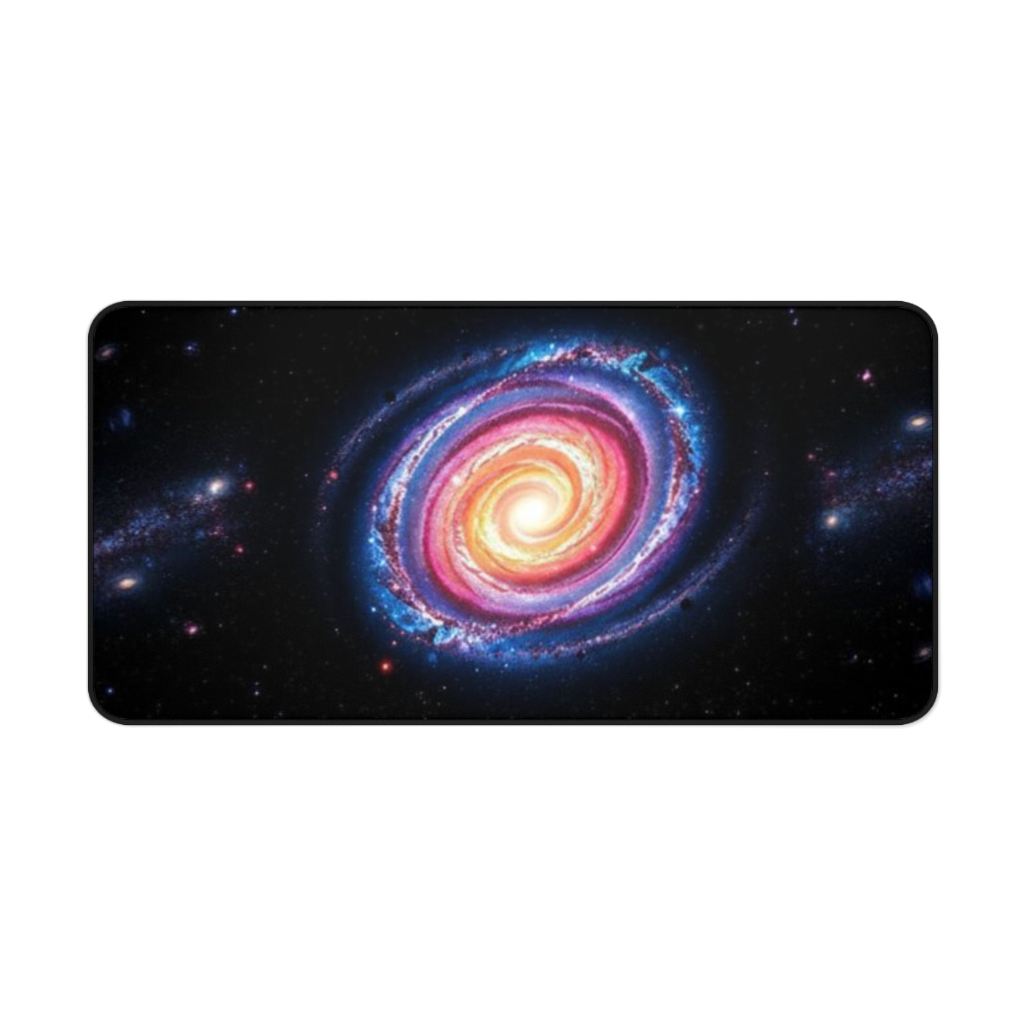 Cosmic Galaxy Desk Mat - Vibrant Space Design for Home Office Decor