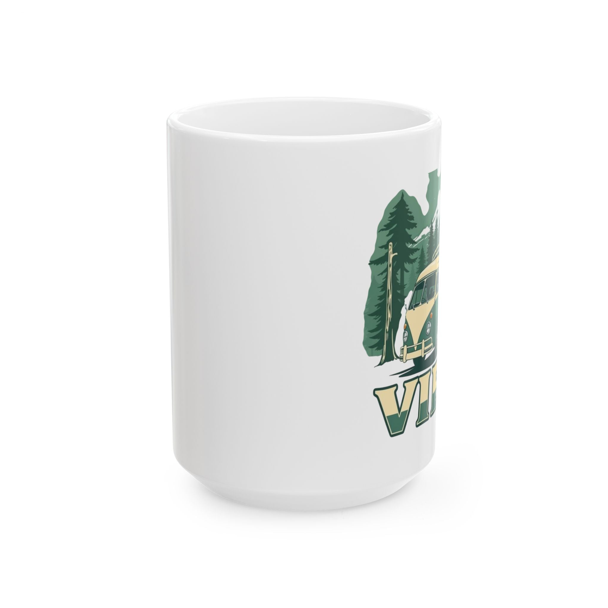 Vintage Camping Ceramic Mug - Perfect for Nature Lovers