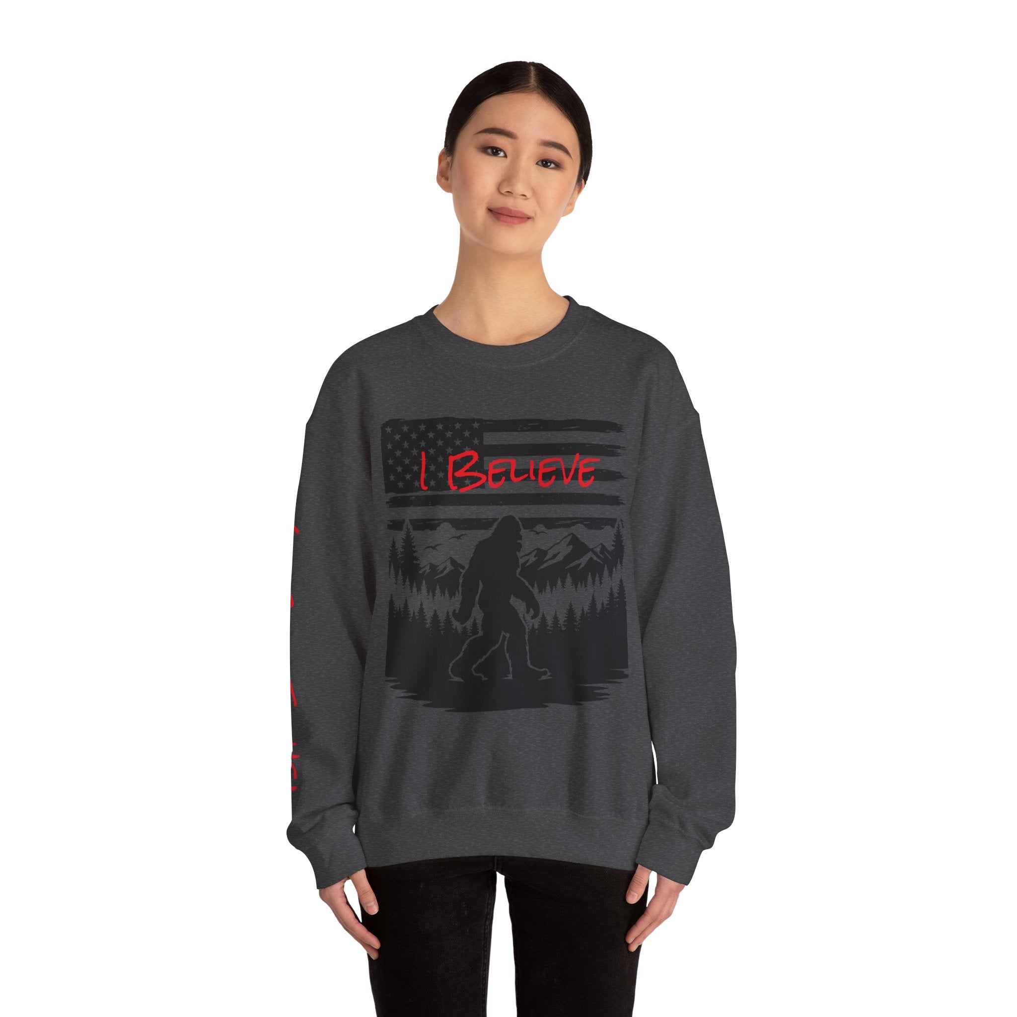 Bigfoot Believer Unisex Crewneck Sweatshirt