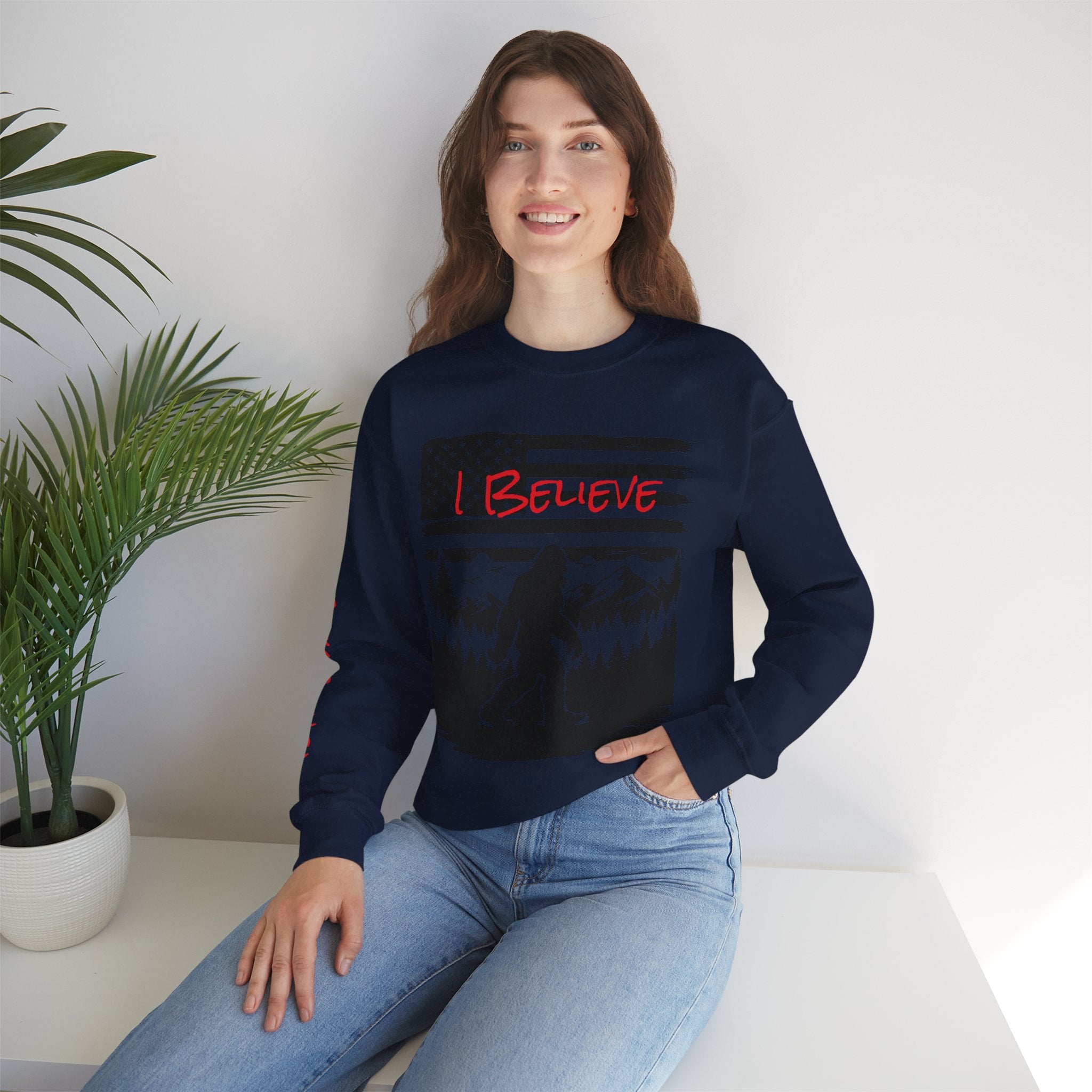Bigfoot Believer Unisex Crewneck Sweatshirt