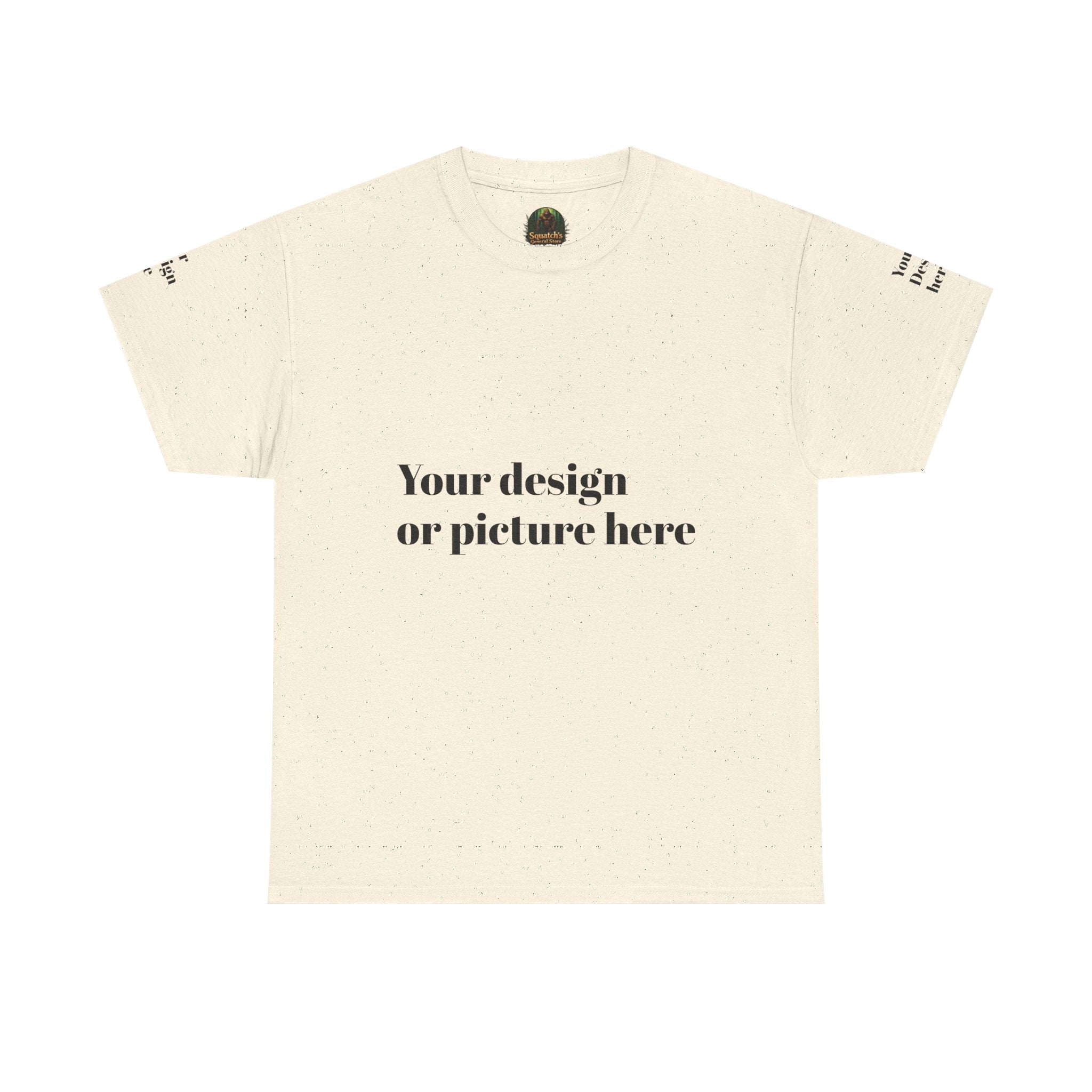 Customizable Unisex Heavy Cotton Tee – Ideal for Events, Gifts, and Everyday Wear