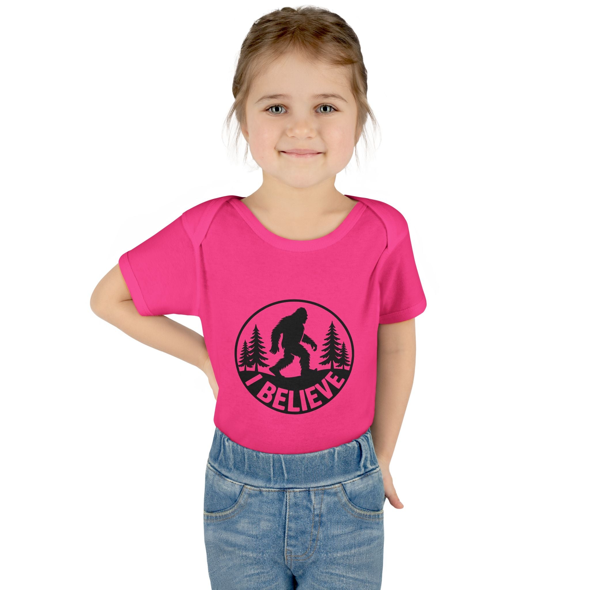 I Believe in Bigfoot Infant Bodysuit