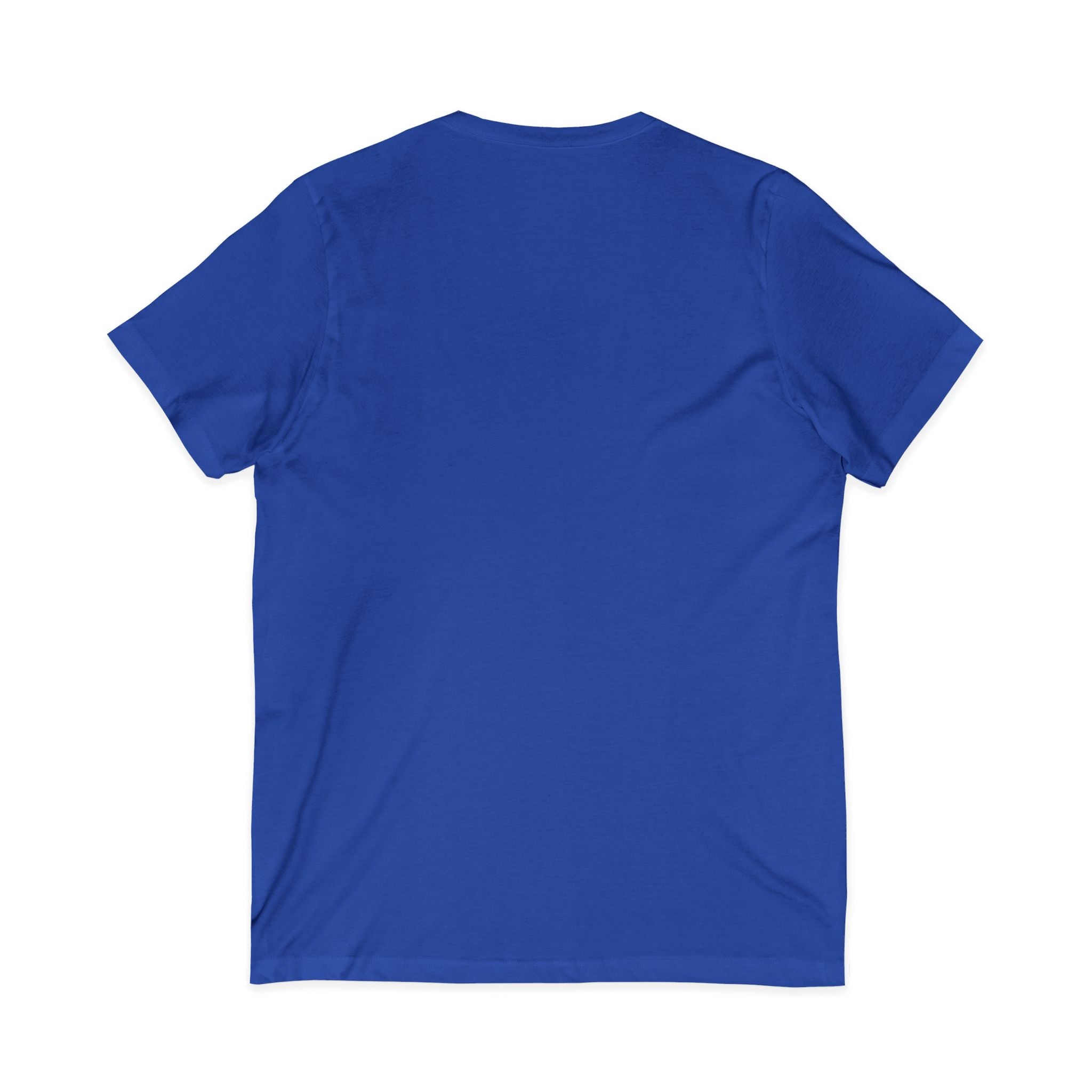 Cat Lover's V-Neck Tee with Playful Design