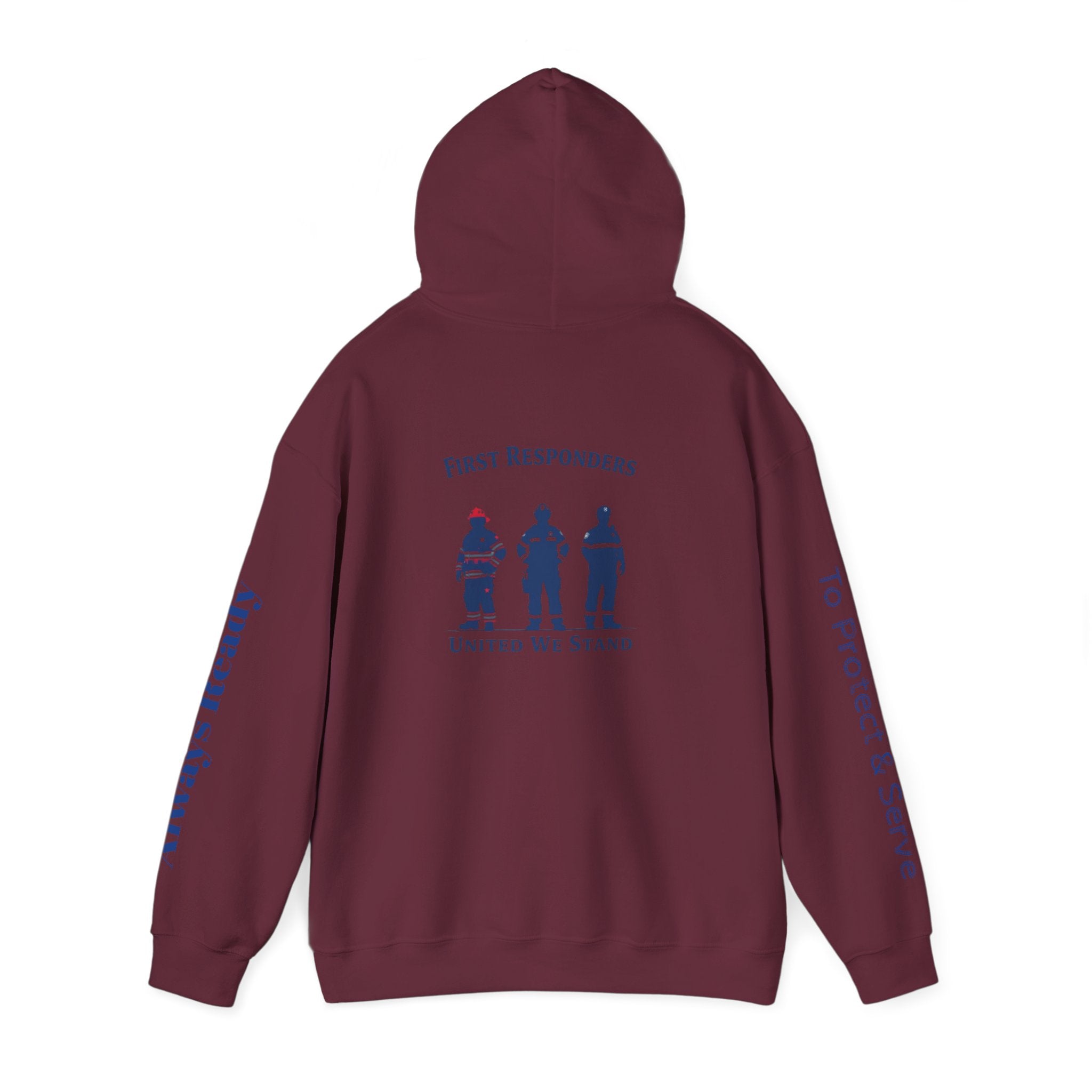 First Responders Unisex Hoodie - Honor, Support & Unite