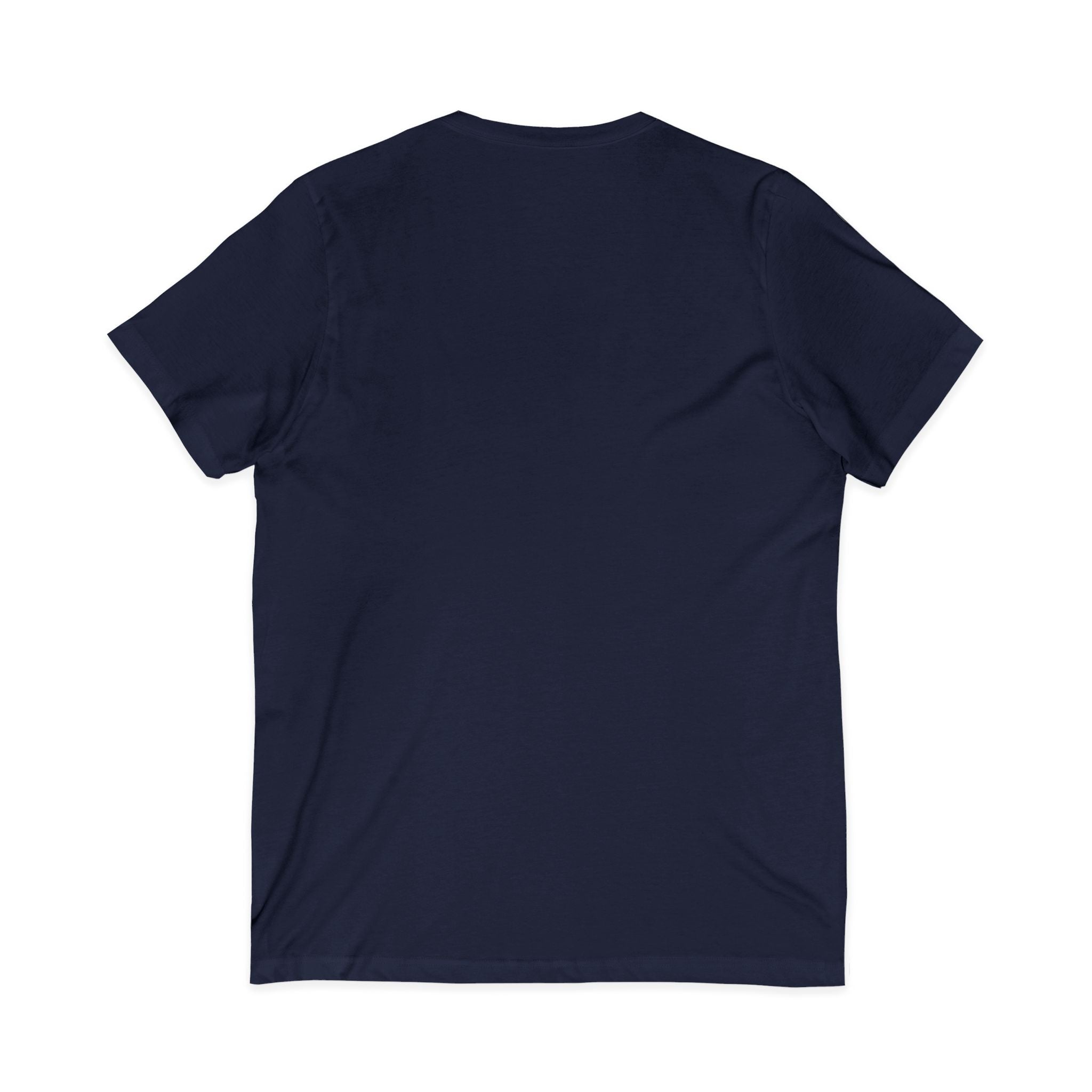 Cat Lover's V-Neck Tee with Playful Design
