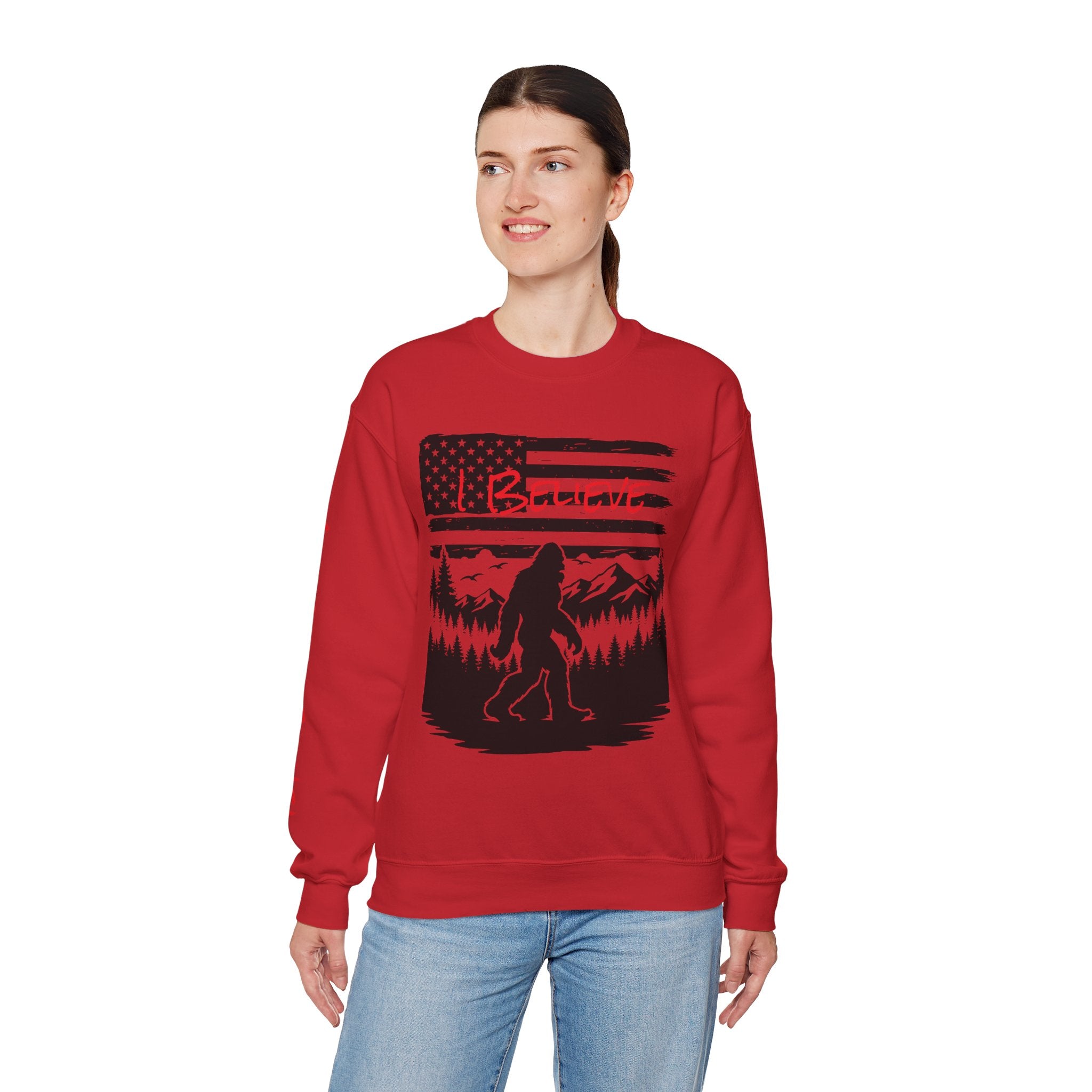 Bigfoot Believer Unisex Crewneck Sweatshirt