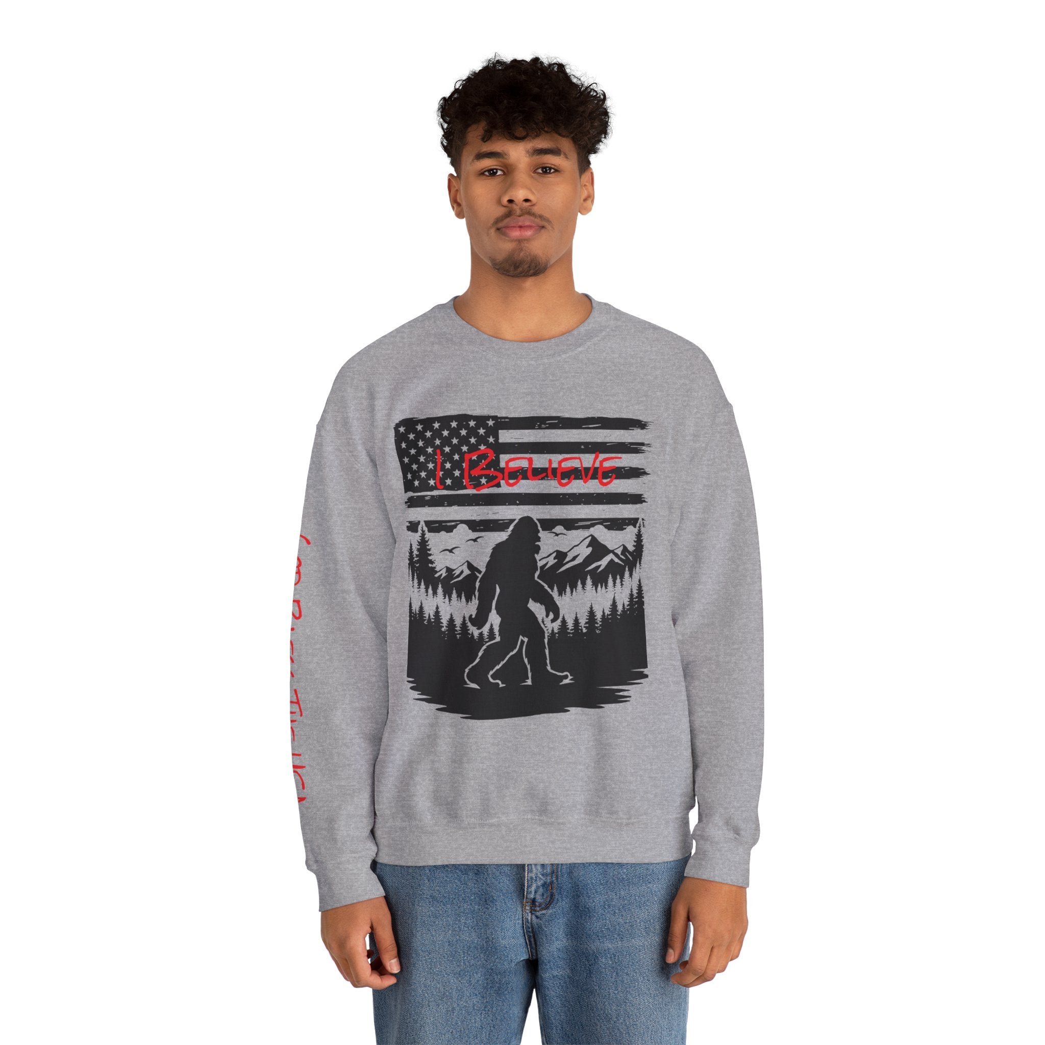 Bigfoot Believer Unisex Crewneck Sweatshirt