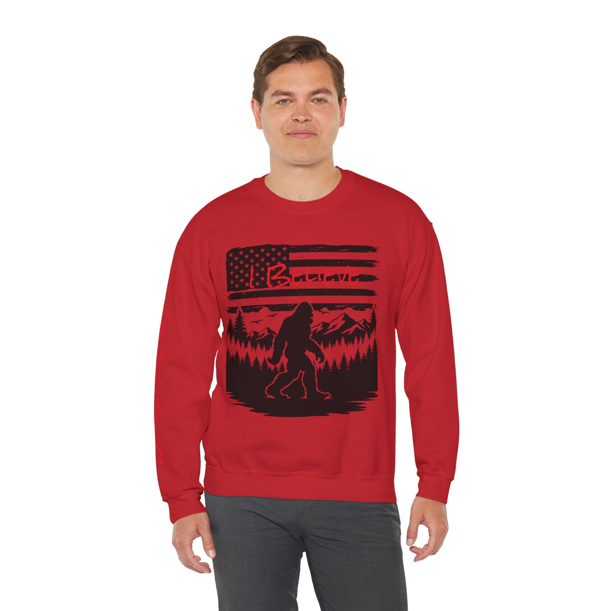Bigfoot Believer Unisex Crewneck Sweatshirt