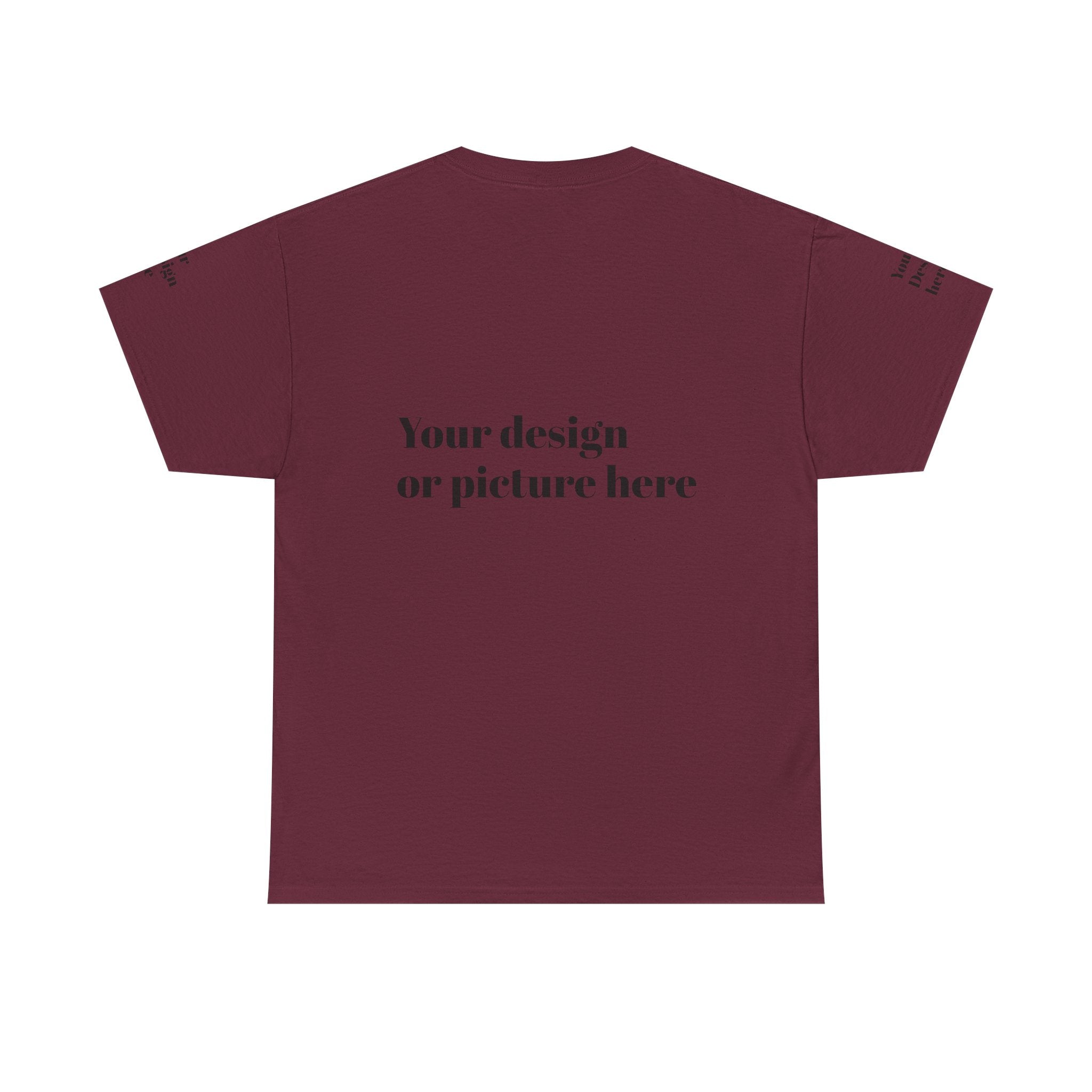 Customizable Unisex Heavy Cotton Tee – Ideal for Events, Gifts, and Everyday Wear
