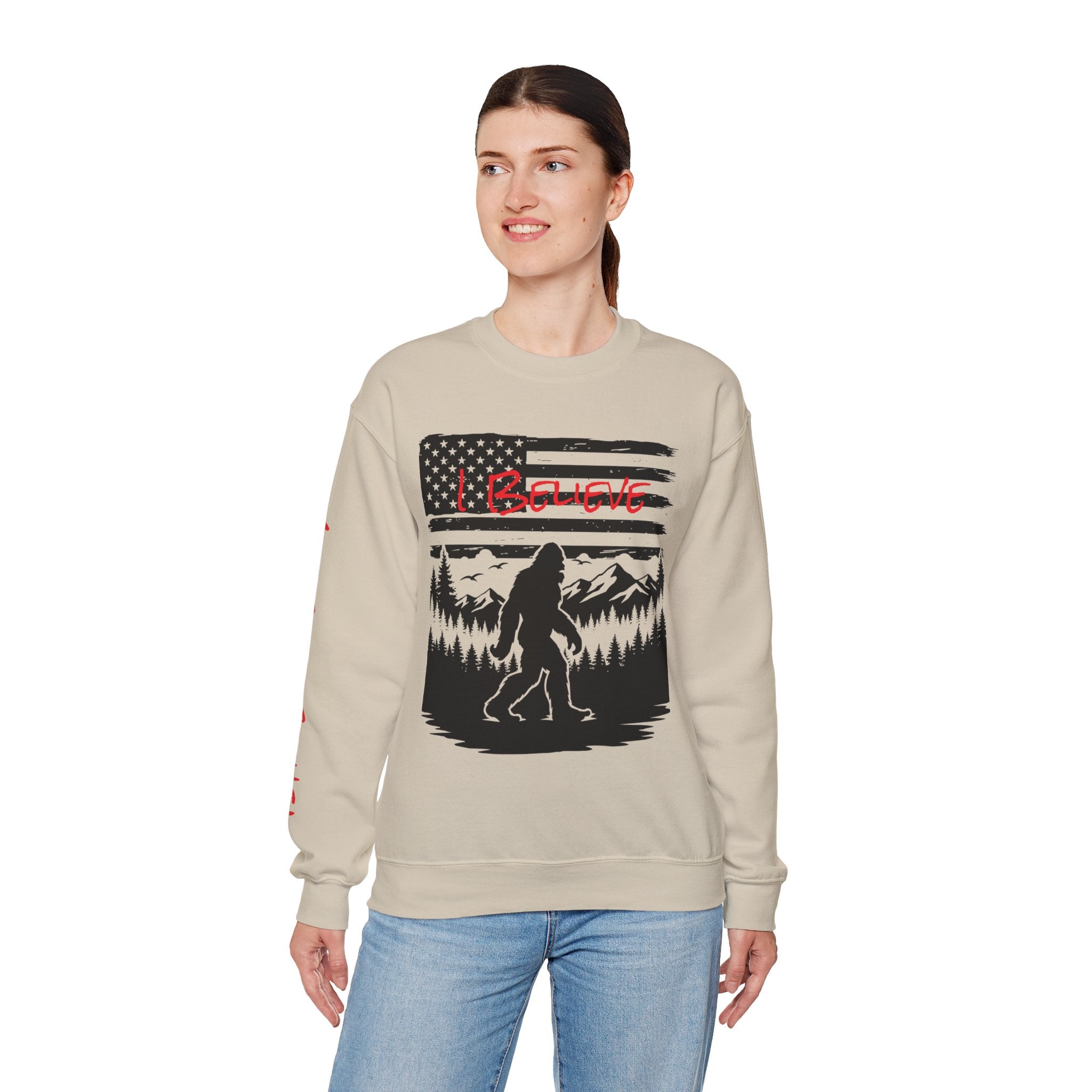 Bigfoot Believer Unisex Crewneck Sweatshirt