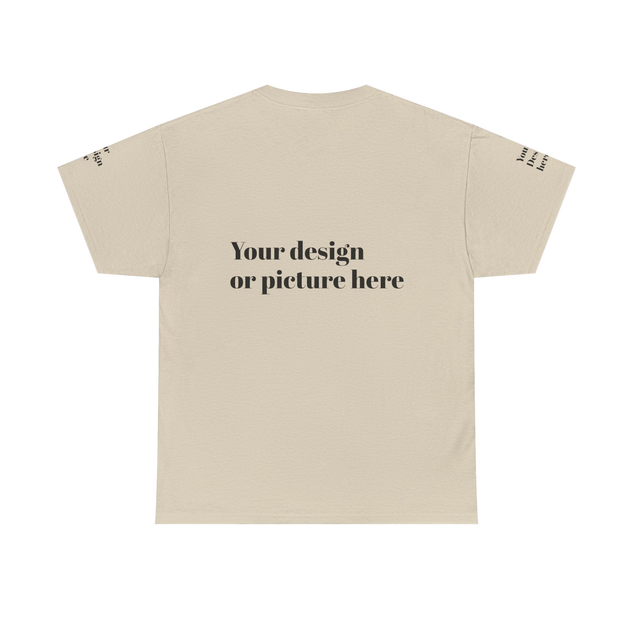 Customizable Unisex Heavy Cotton Tee – Ideal for Events, Gifts, and Everyday Wear