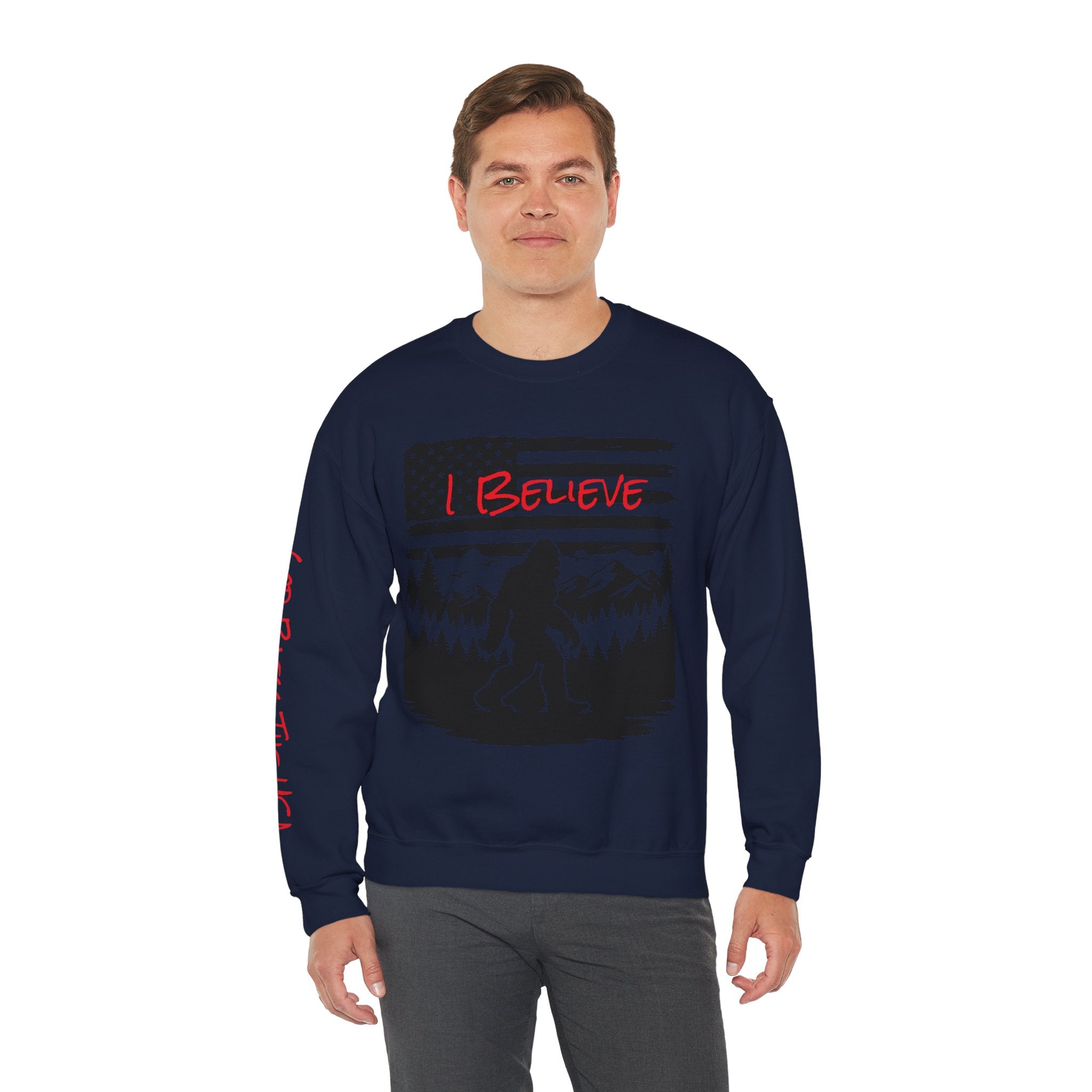 Bigfoot Believer Unisex Crewneck Sweatshirt
