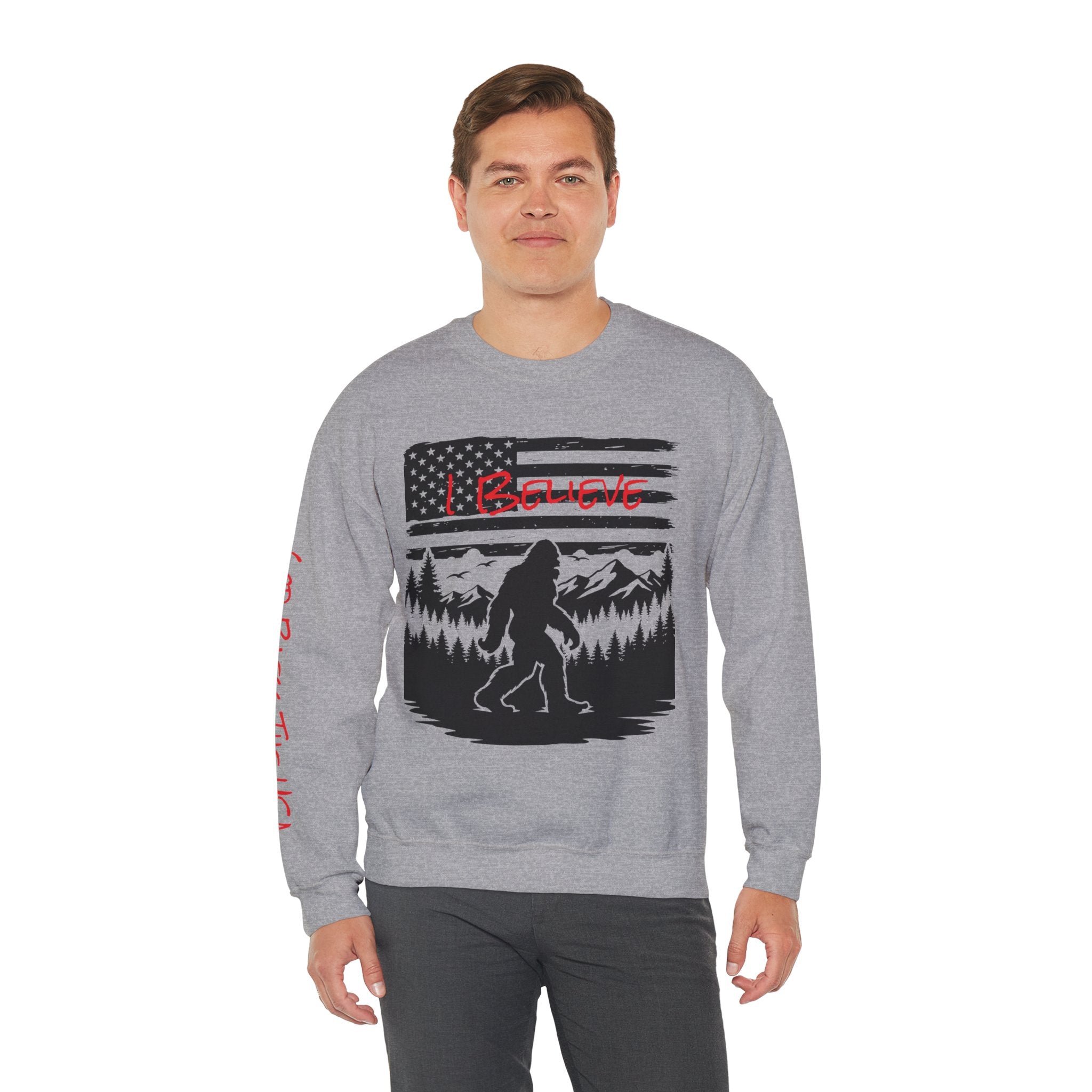 Bigfoot Believer Unisex Crewneck Sweatshirt