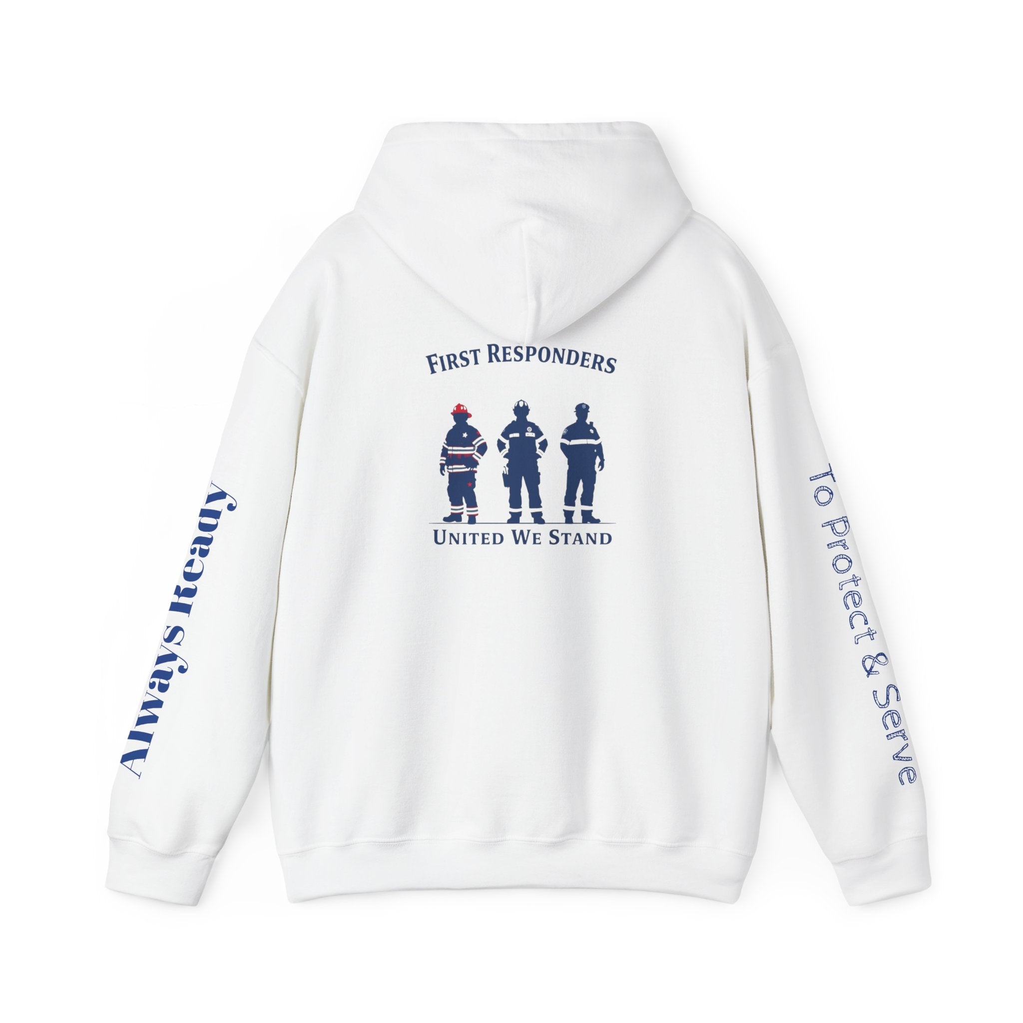 First Responders Unisex Hoodie - Honor, Support & Unite