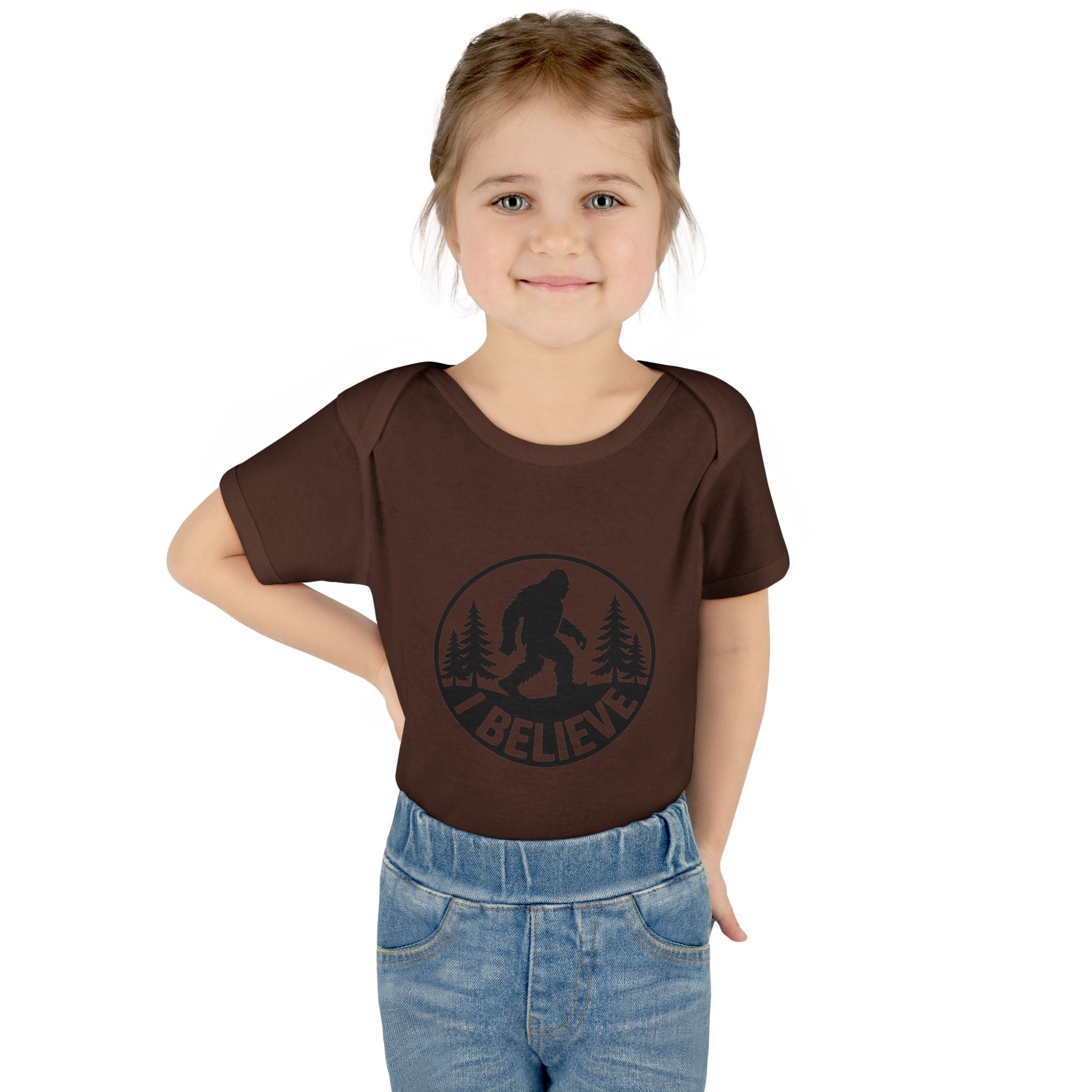 I Believe in Bigfoot Infant Bodysuit