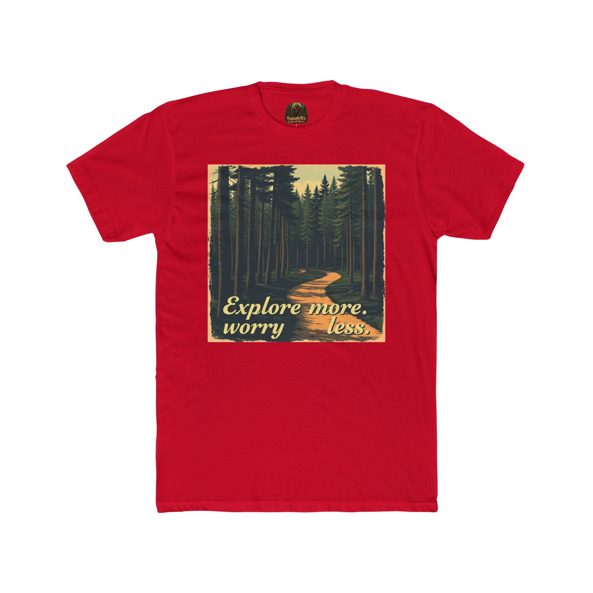 Explore More Worry Less Unisex Cotton Crew Tee