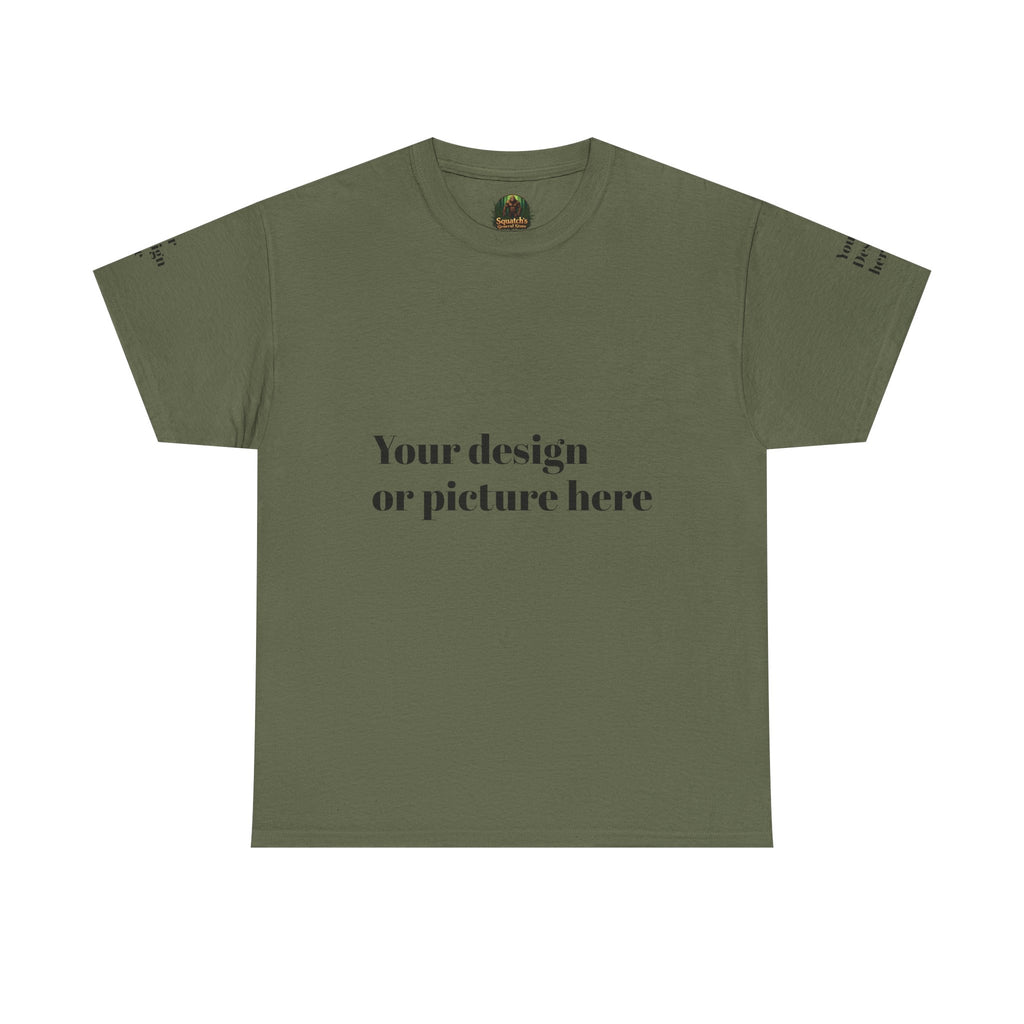 Customizable Unisex Heavy Cotton Tee – Ideal for Events, Gifts, and Everyday Wear