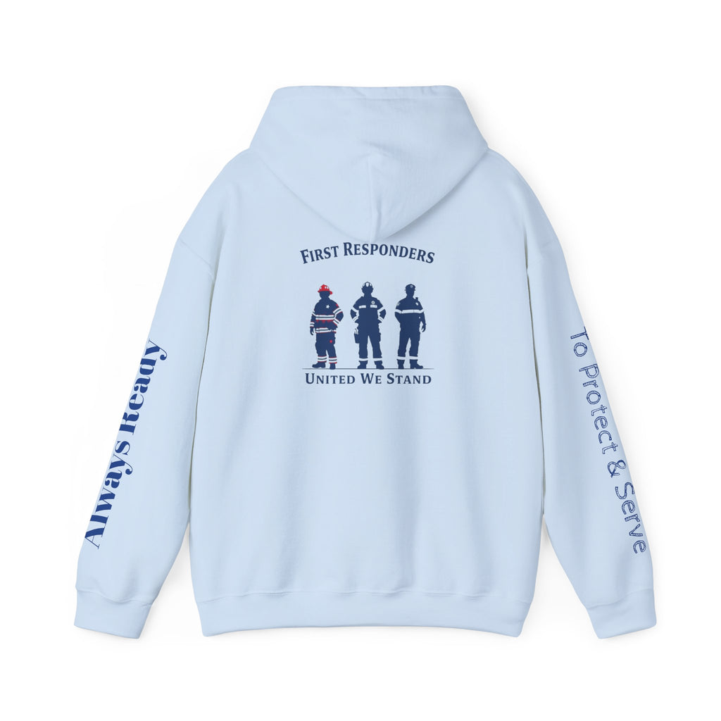 First Responders Unisex Hoodie - Honor, Support & Unite