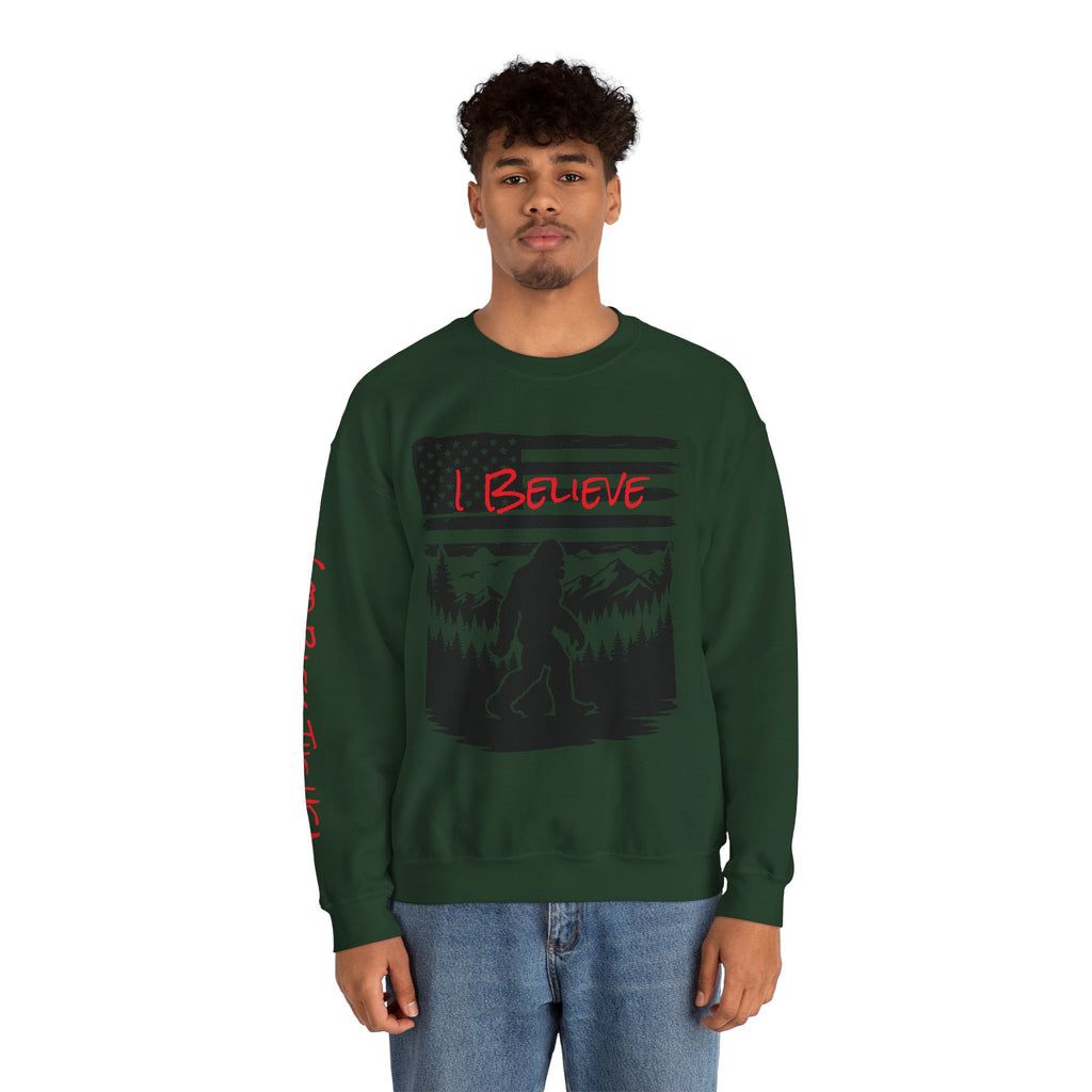 Bigfoot Believer Unisex Crewneck Sweatshirt