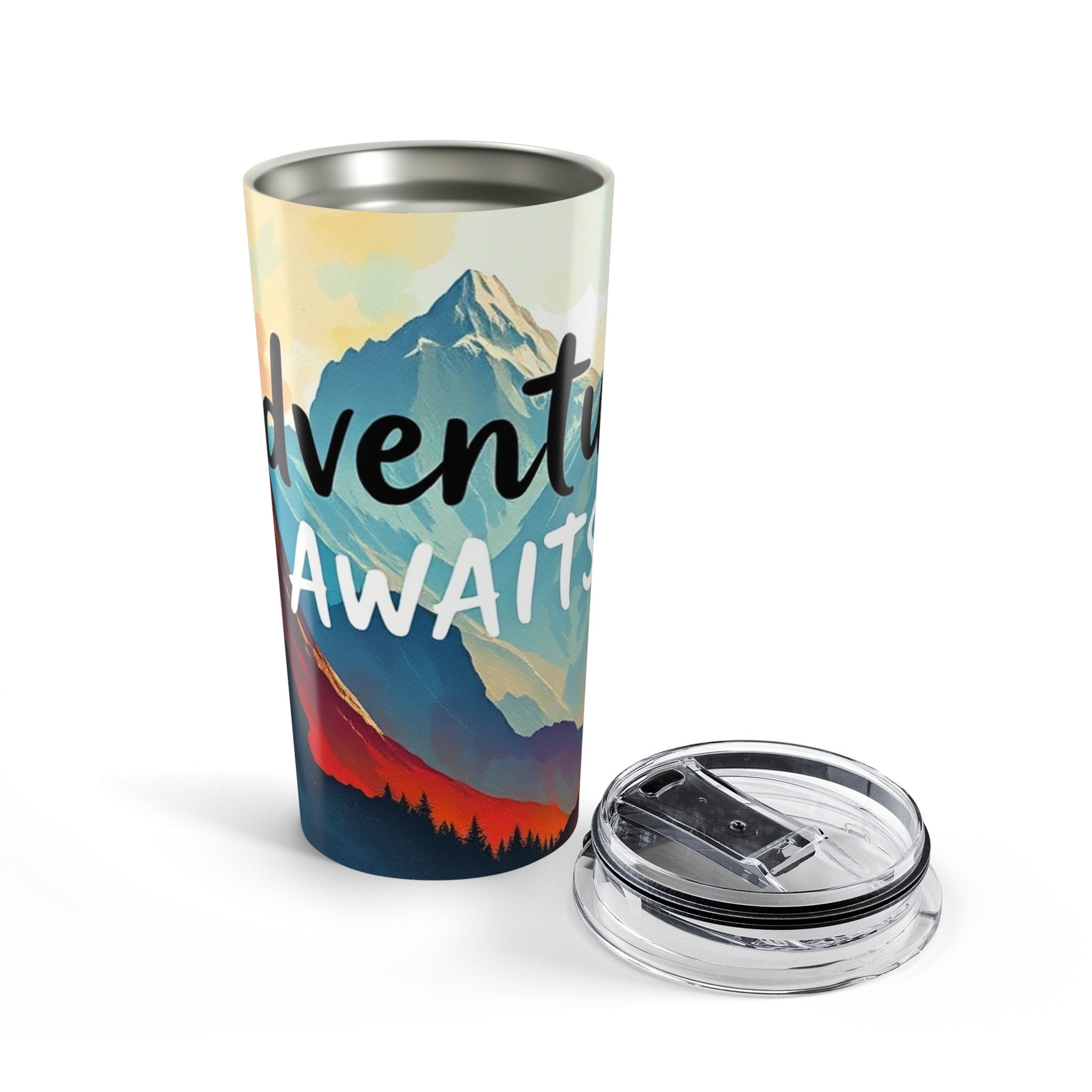 Adventure Awaits 20oz Tumbler - Travel and Outdoor Inspired Drinkware