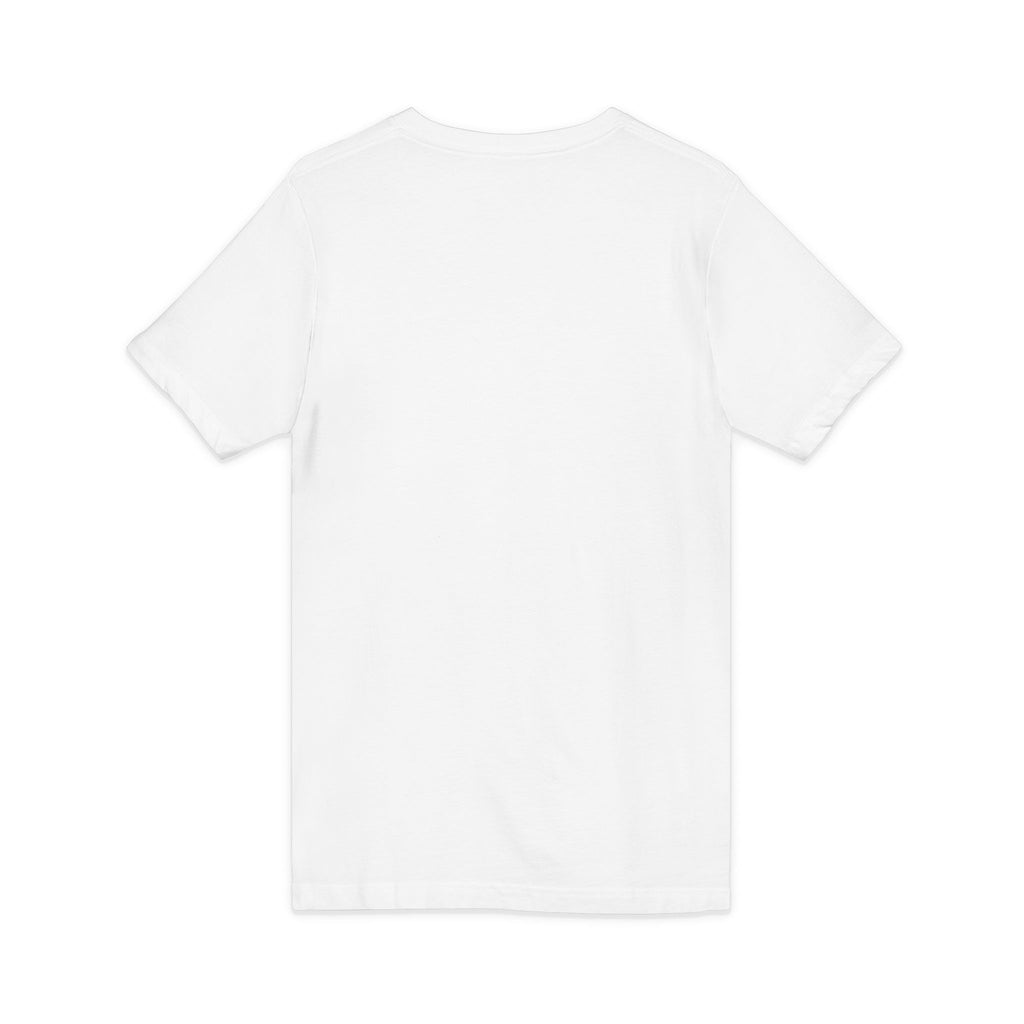 Cat Lover's V-Neck Tee with Playful Design