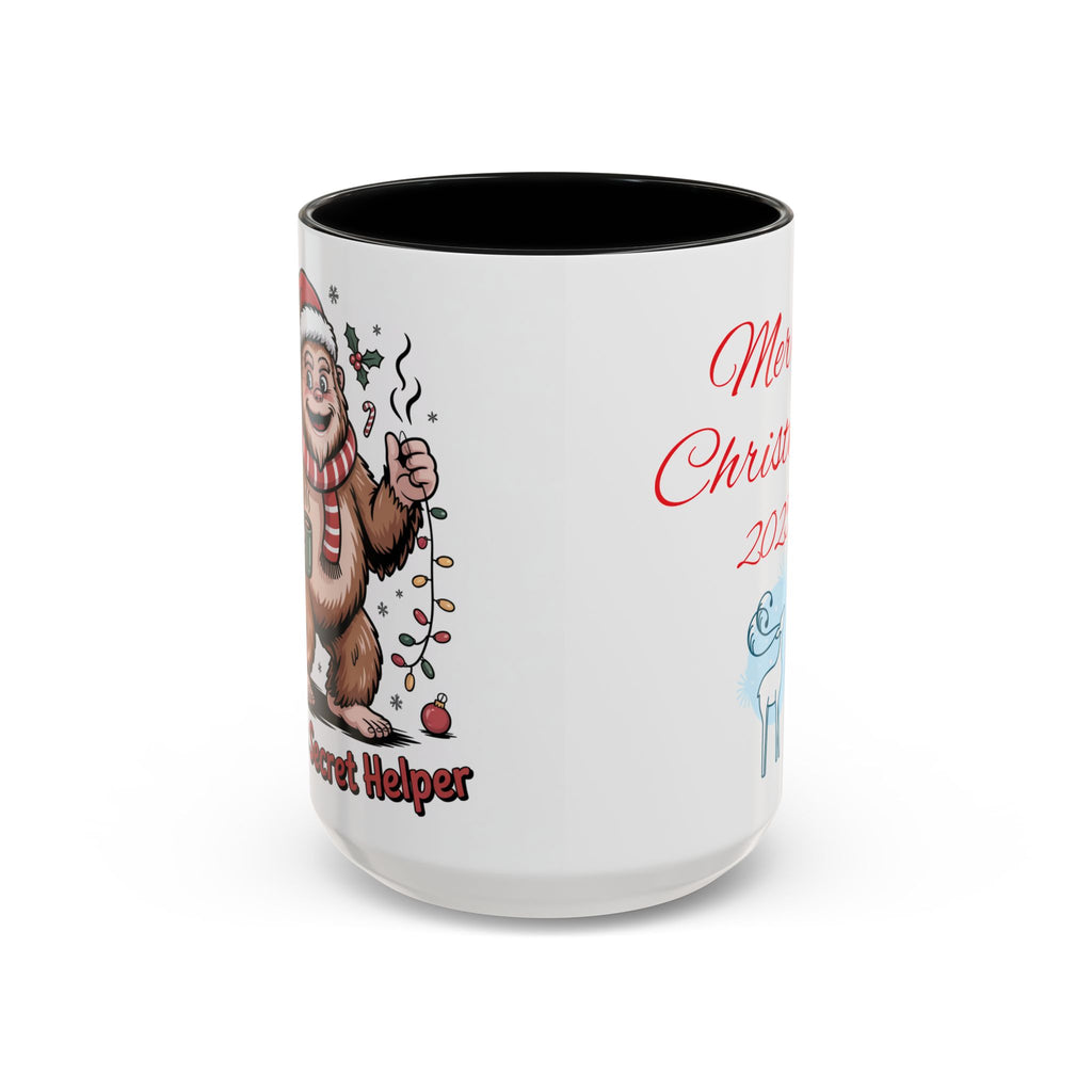 Christmas Coffee Mug with Santa and Reindeer