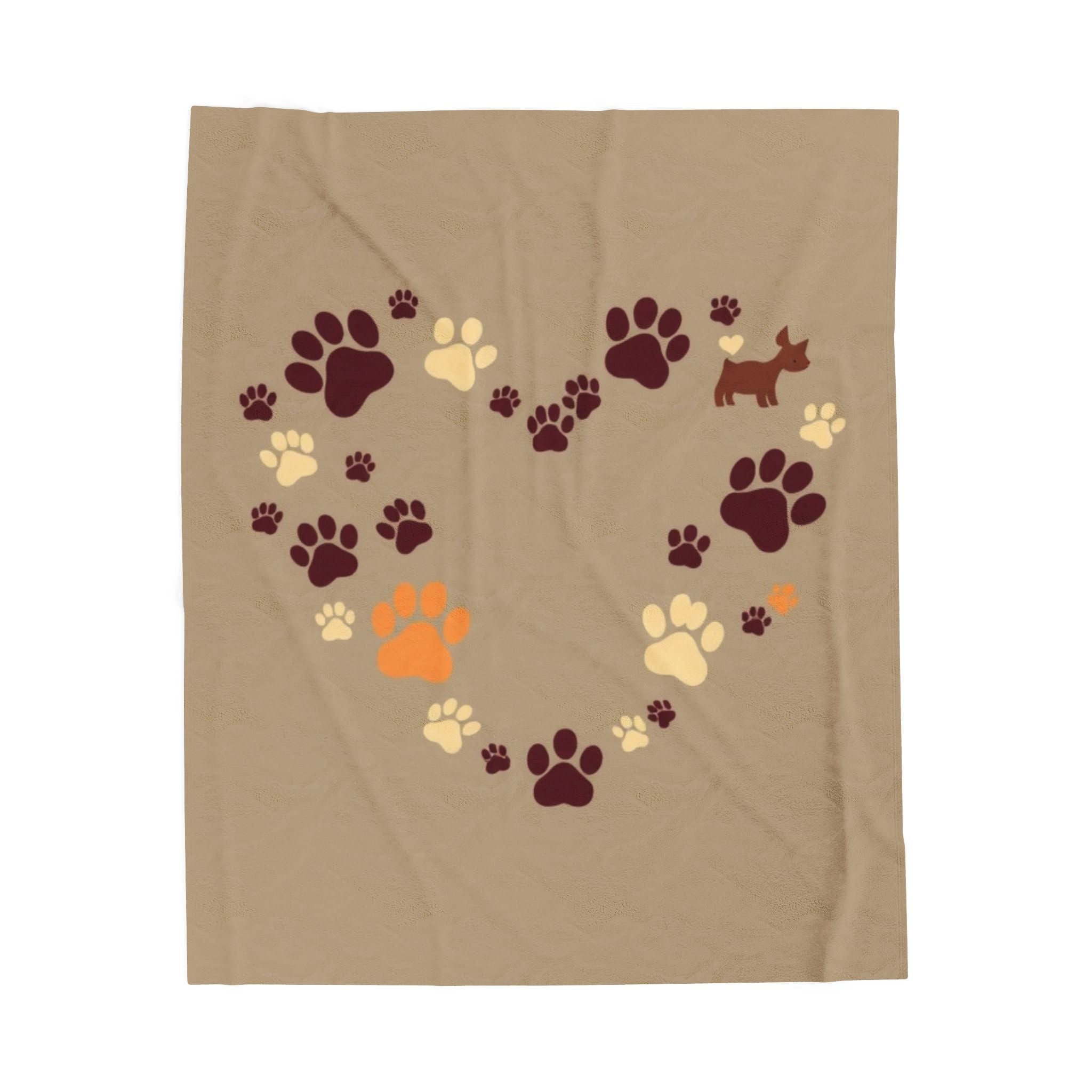 Cozy Pet Love Velveteen Plush Blanket