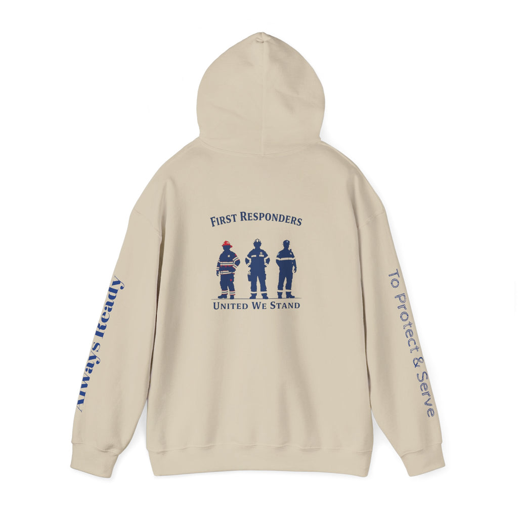 First Responders Unisex Hoodie - Honor, Support & Unite