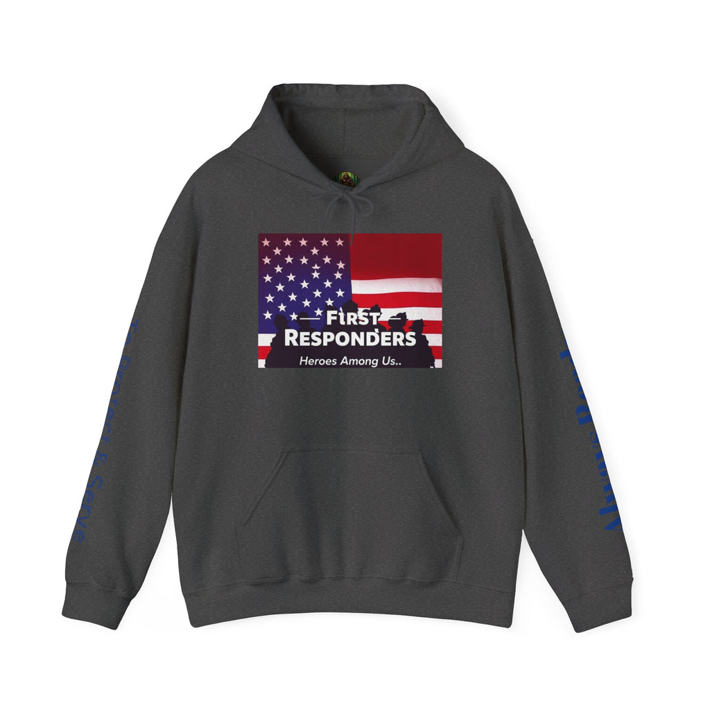 First Responders Unisex Hoodie - Honor, Support & Unite