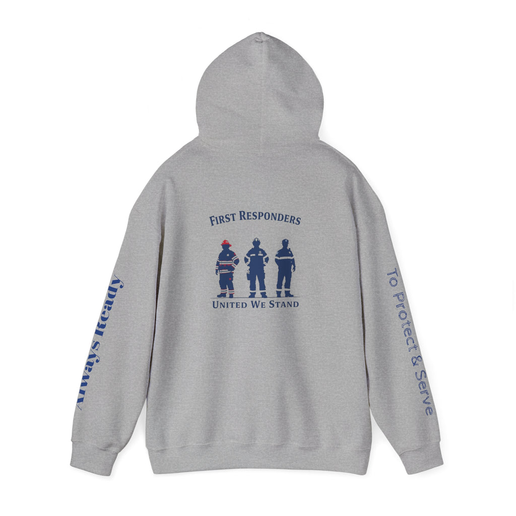 First Responders Unisex Hoodie - Honor, Support & Unite