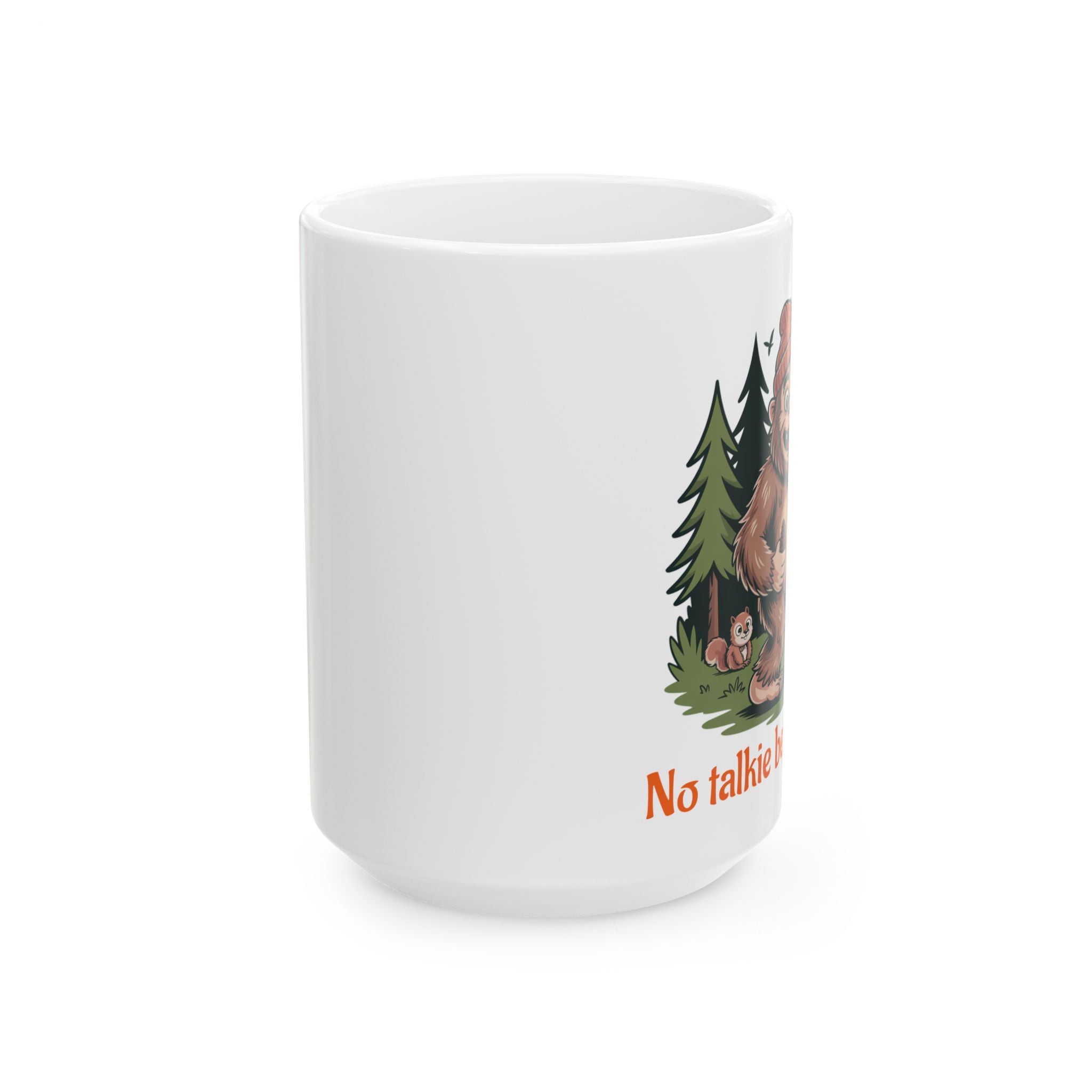 Funny Camping Mug - ‘No Talking Before Coffee’ 11oz & 15oz